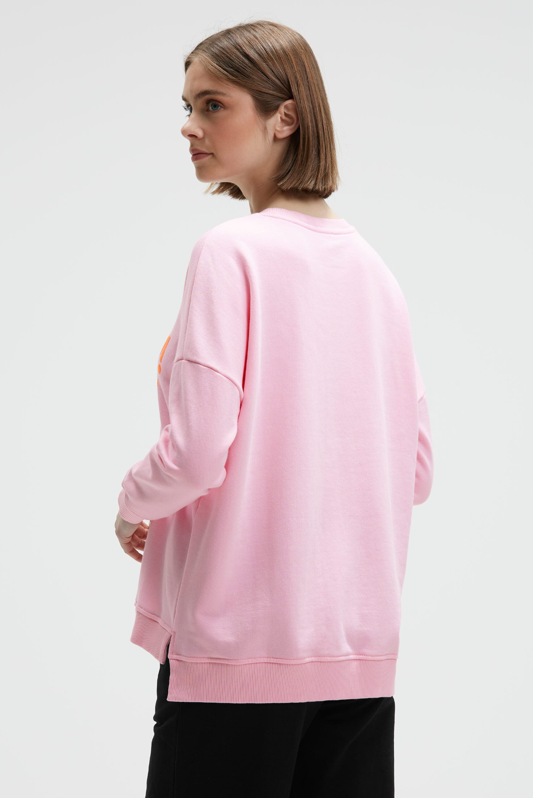 SOCCX Sweater mit Seitenschlitze