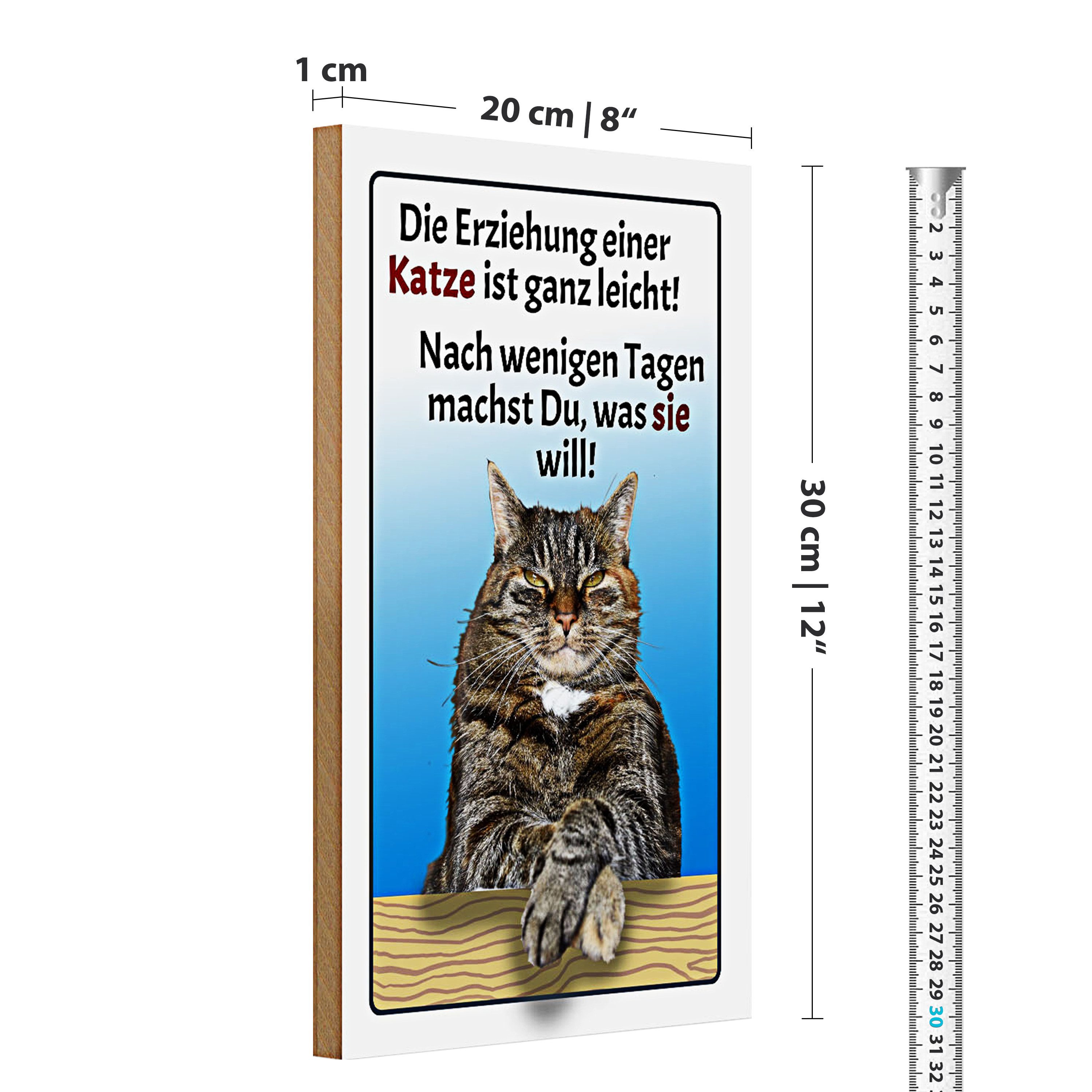 Roomando Holzbild Holzschild Spruch 20x30cm die günstig online kaufen
