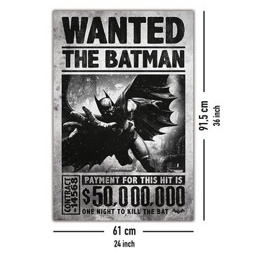 PYRAMID Poster Batman Arkham Origins Poster Batman Wanted 50.000.000$ 61 x