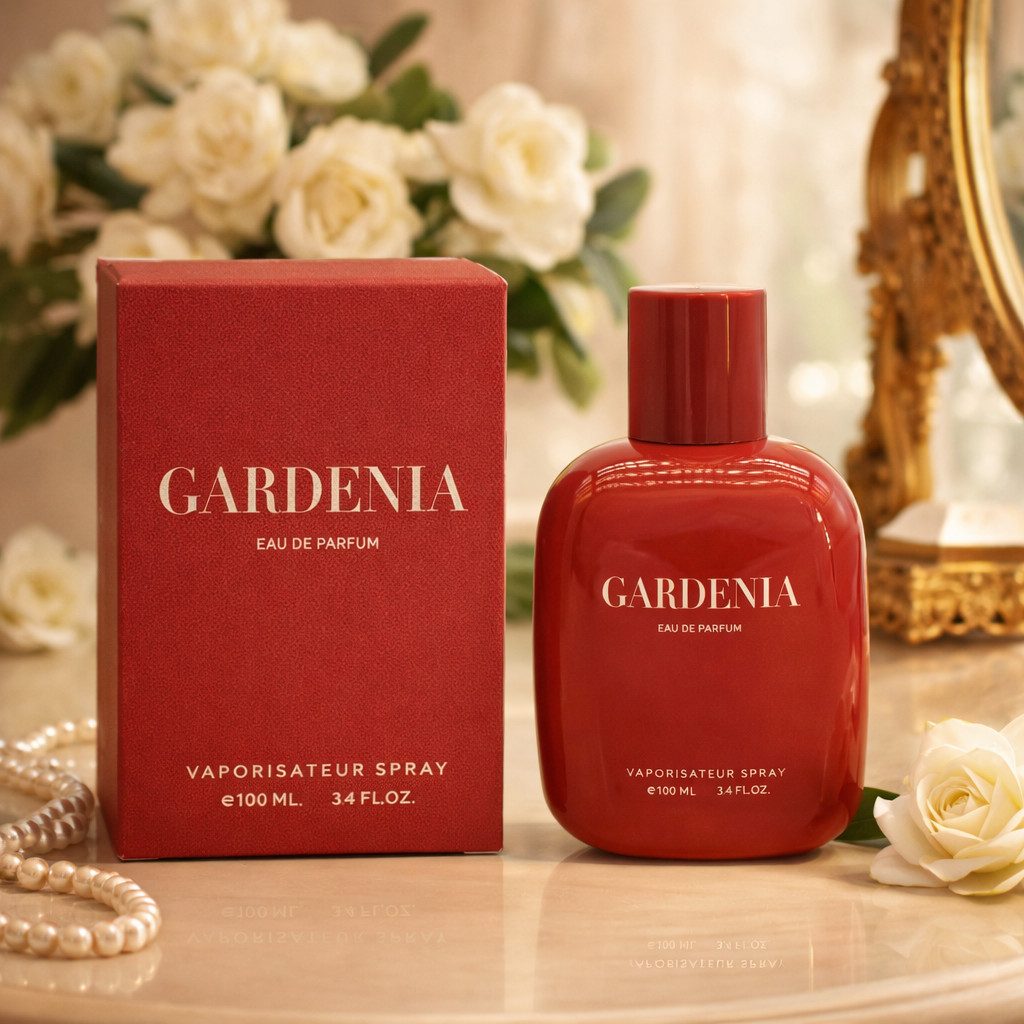Fine Perfumery London Eau de Parfum Gardenia Pour Femme Blumig Gourmand Süß e100ml, Hergestellt in Spain, Dameduft, Warm