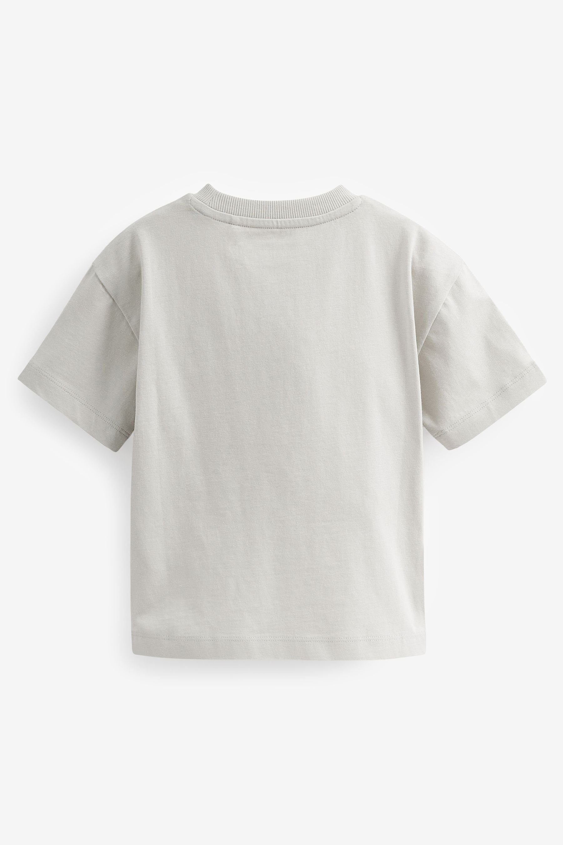 mit Star Next Grey (1-tlg) Kurzarm-T-Shirt Figurenmotiv T-Shirt