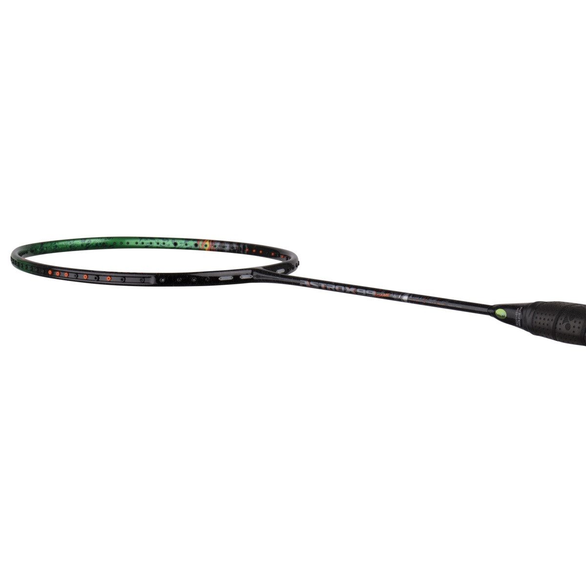 Yonex Badmintonschläger Astrox 99 Game (kopflastig, mittel) 2025 schwarz/grün - besaitet, Gewichtsklasse: 4U/G5