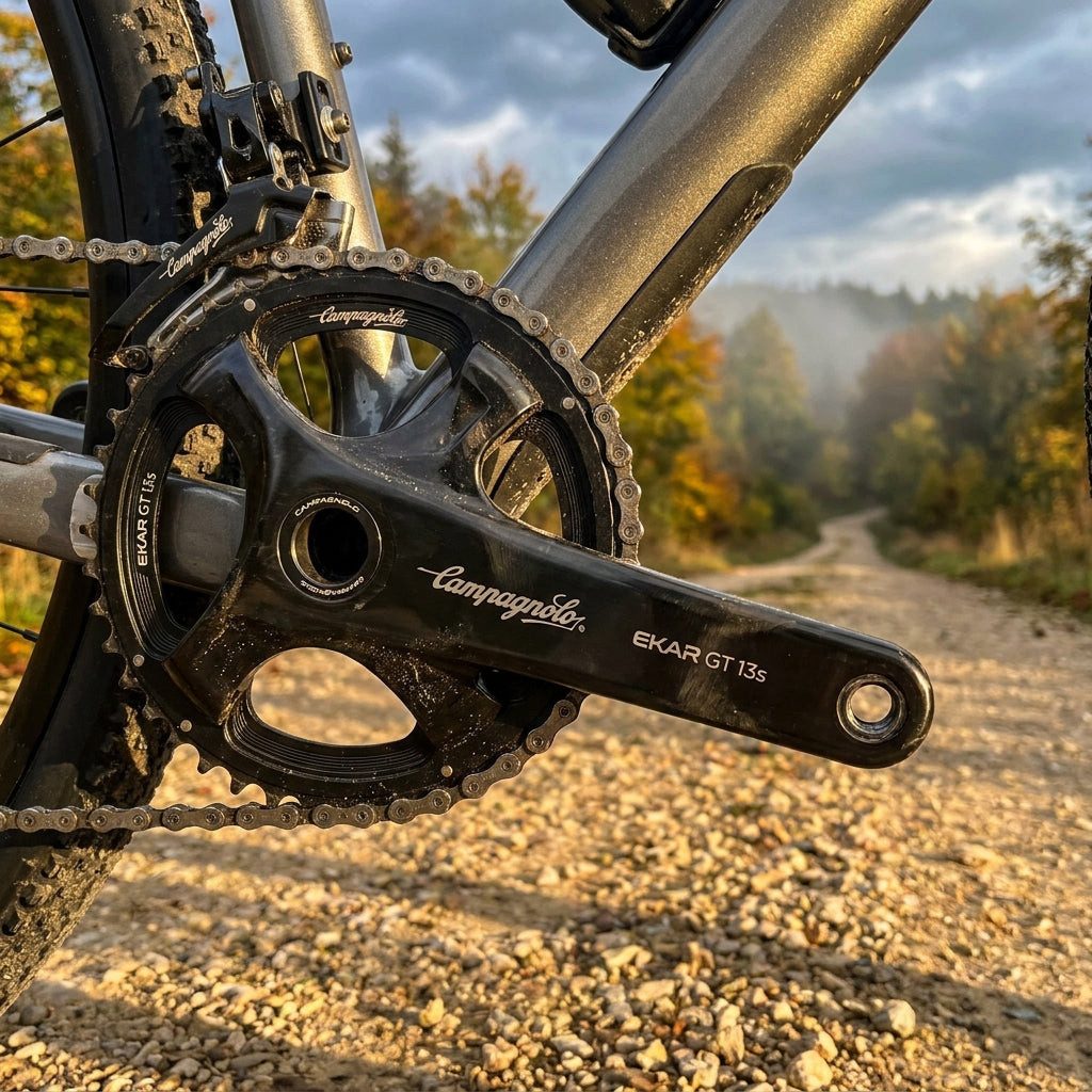 CAMPAGNOLO Fahrradpedale KRG Ekar GT 13s 13-fach,40Z.,175mm,Q-f.151mm,BCD 104mm