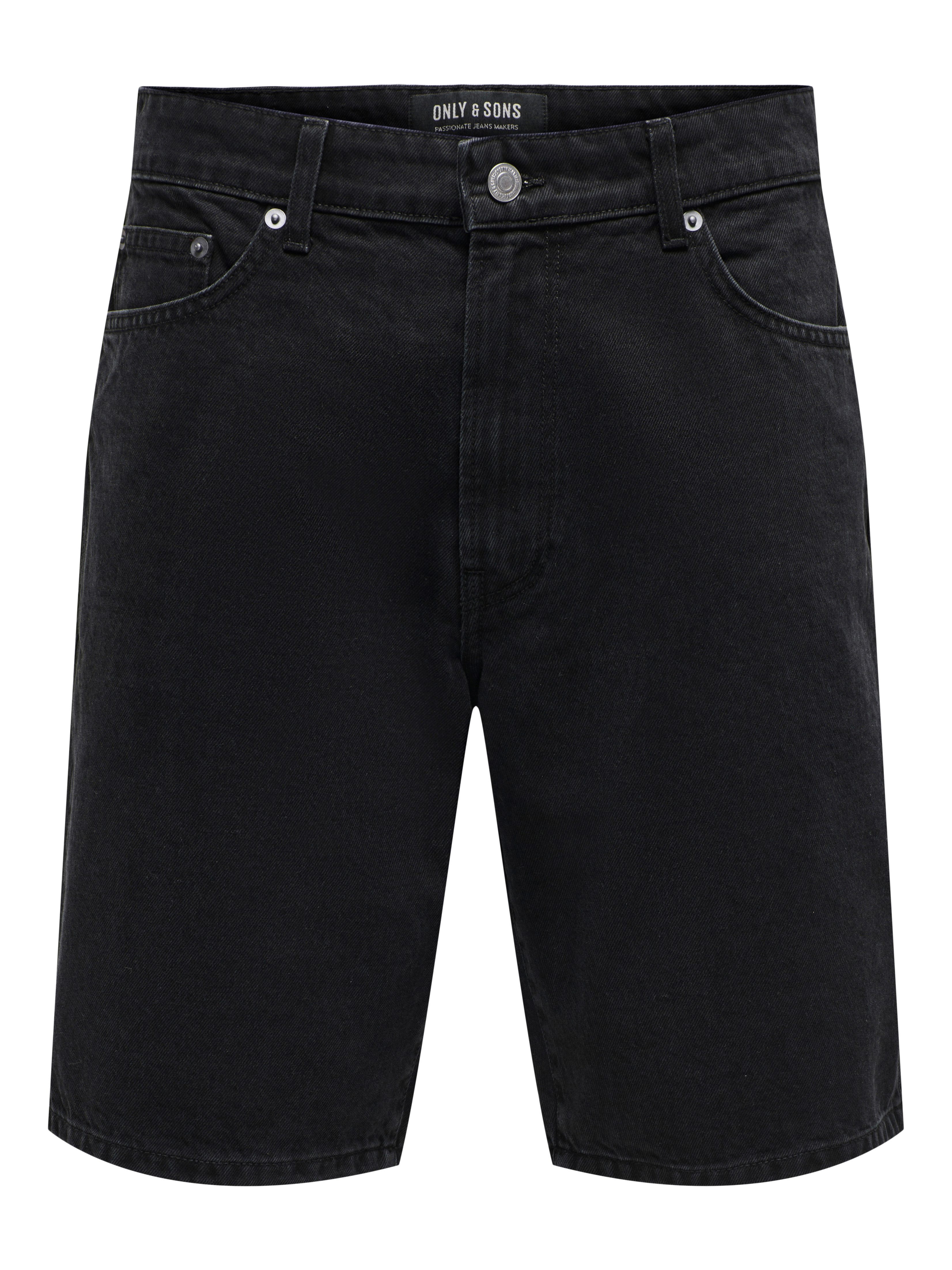 ONLY & SONS Shorts ONSFADE BLACK 9087 AZG DNM SHORTS