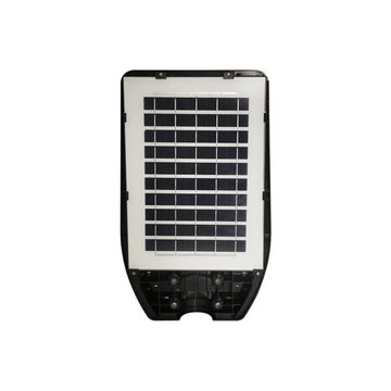 LUXULA LED Solarleuchte Solar Straßenleuchte mit PIR Sensor, 5W PV, 600lm, 6500K, IP54, LED fest integriert, Tageslichtweiß, kaltweiß, steuerbar mit Fernbedienung