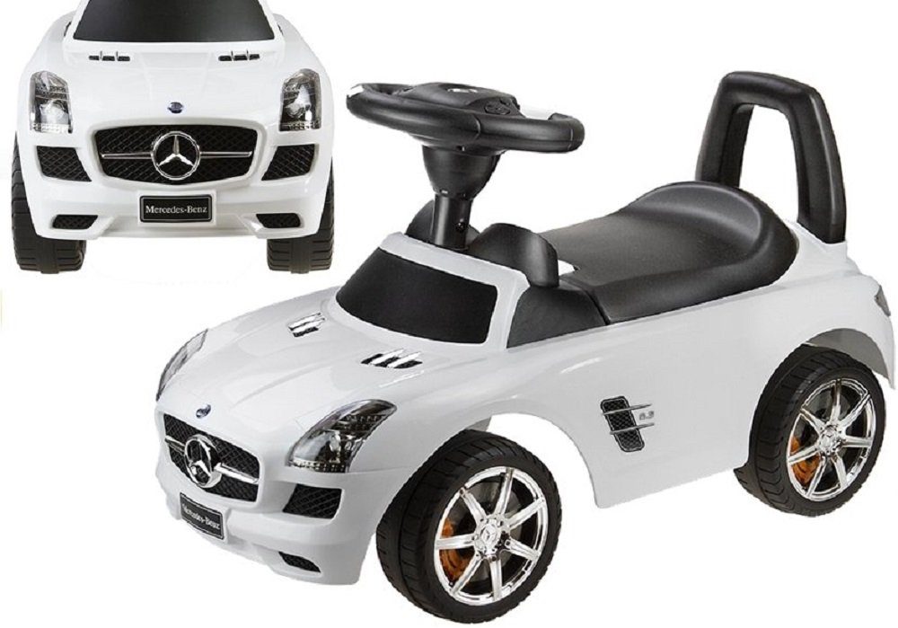 LeanTOYS Rutscher LEANToys Rutschauto Benz Weiß Mercedes Babys für