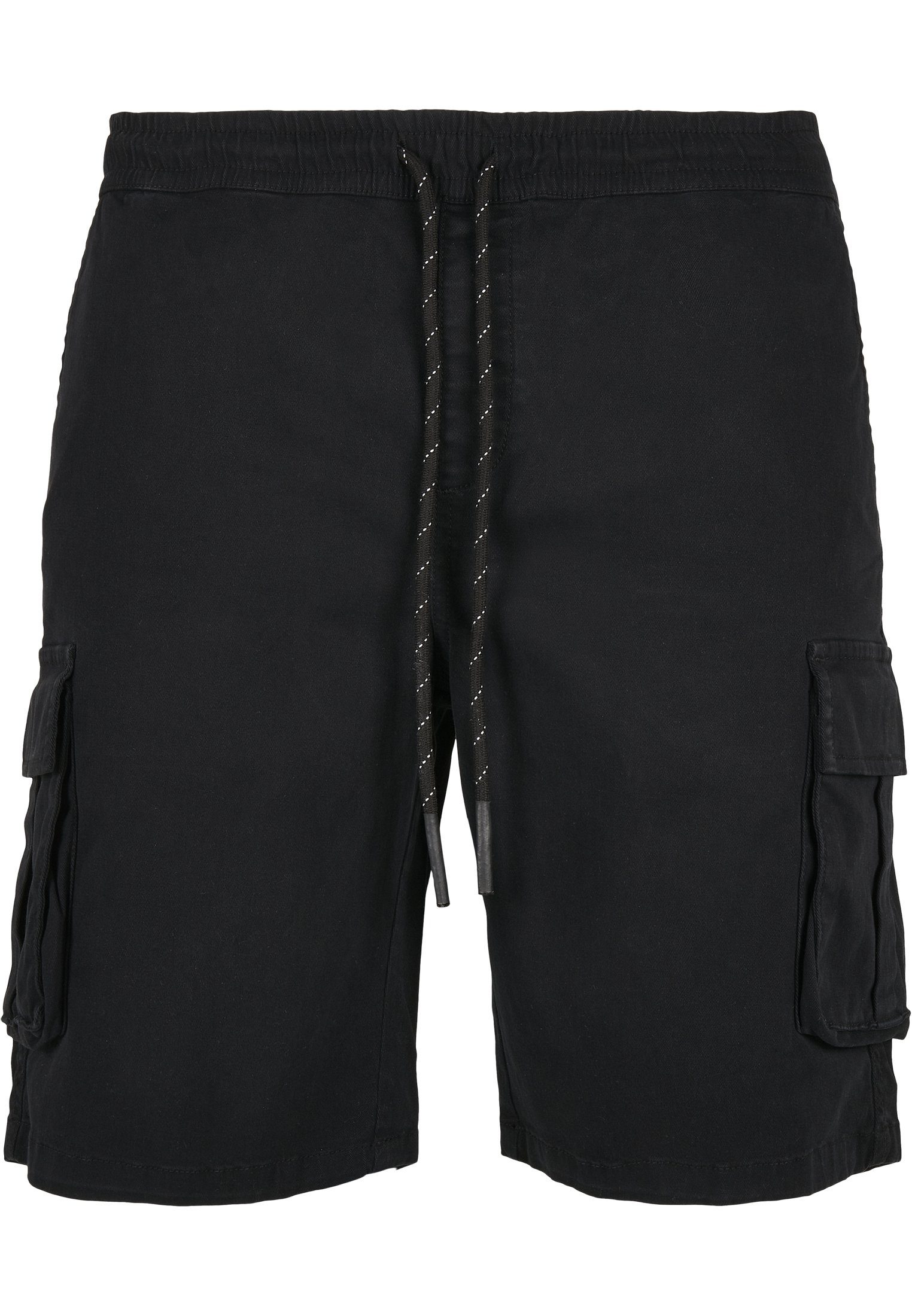 Stoffhose black URBAN Drawstring CLASSICS Shorts (1-tlg) Cargo Herren