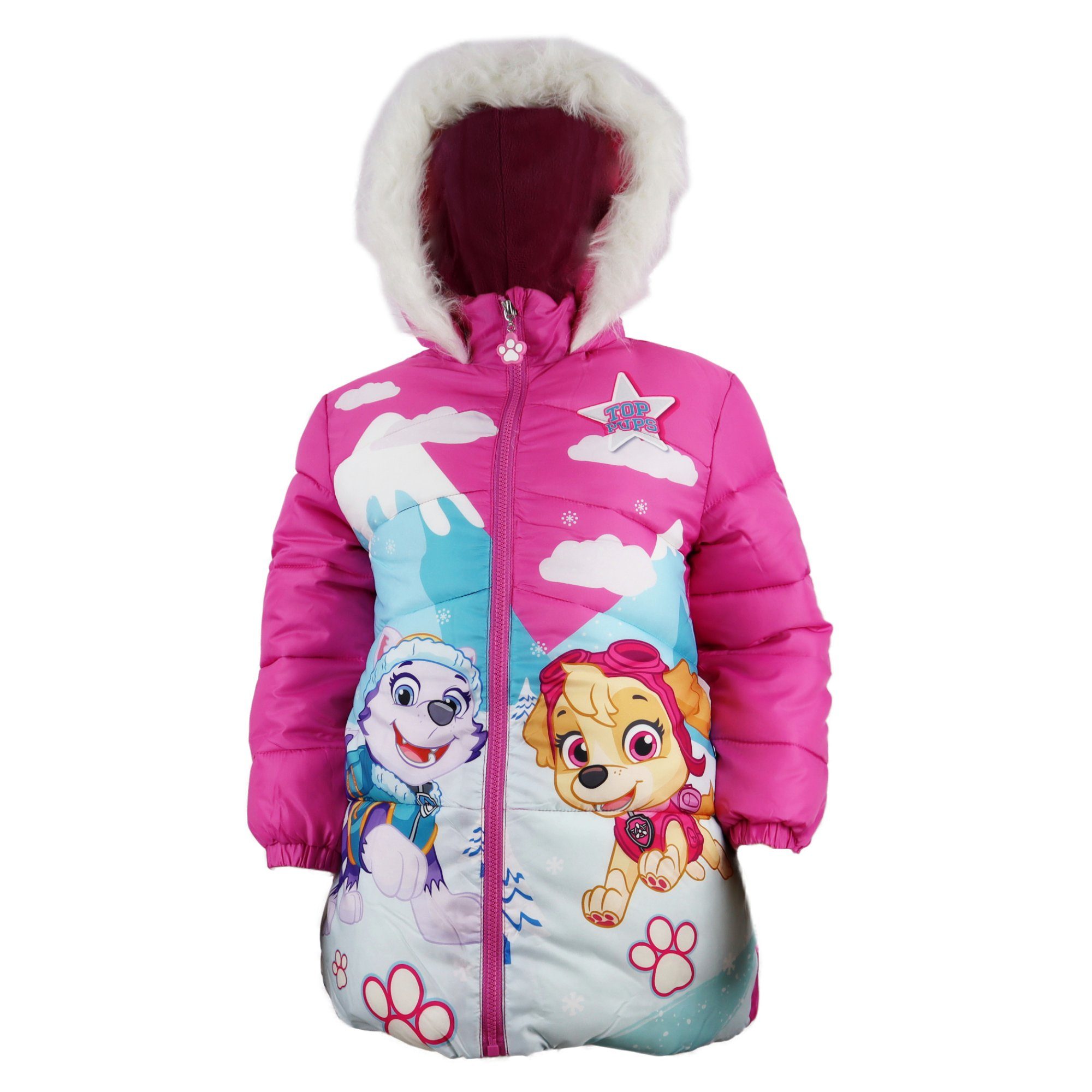 PAW PATROL Winterjacke »Skye Everest Kinder Jacke« Gr. 98 bis 128, Mit  Kapuze, in Pink oder Rosa online kaufen | OTTO