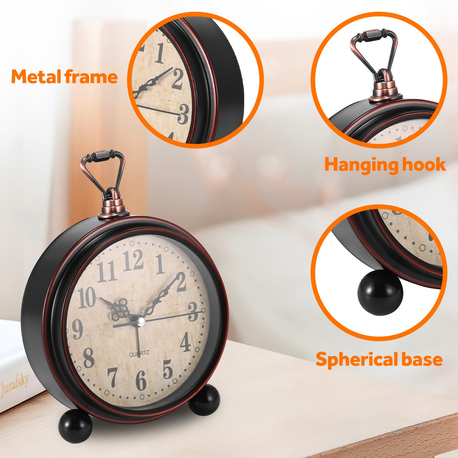BlingBin Tischuhr Standuhr mit Antik Vintage günstig online kaufen