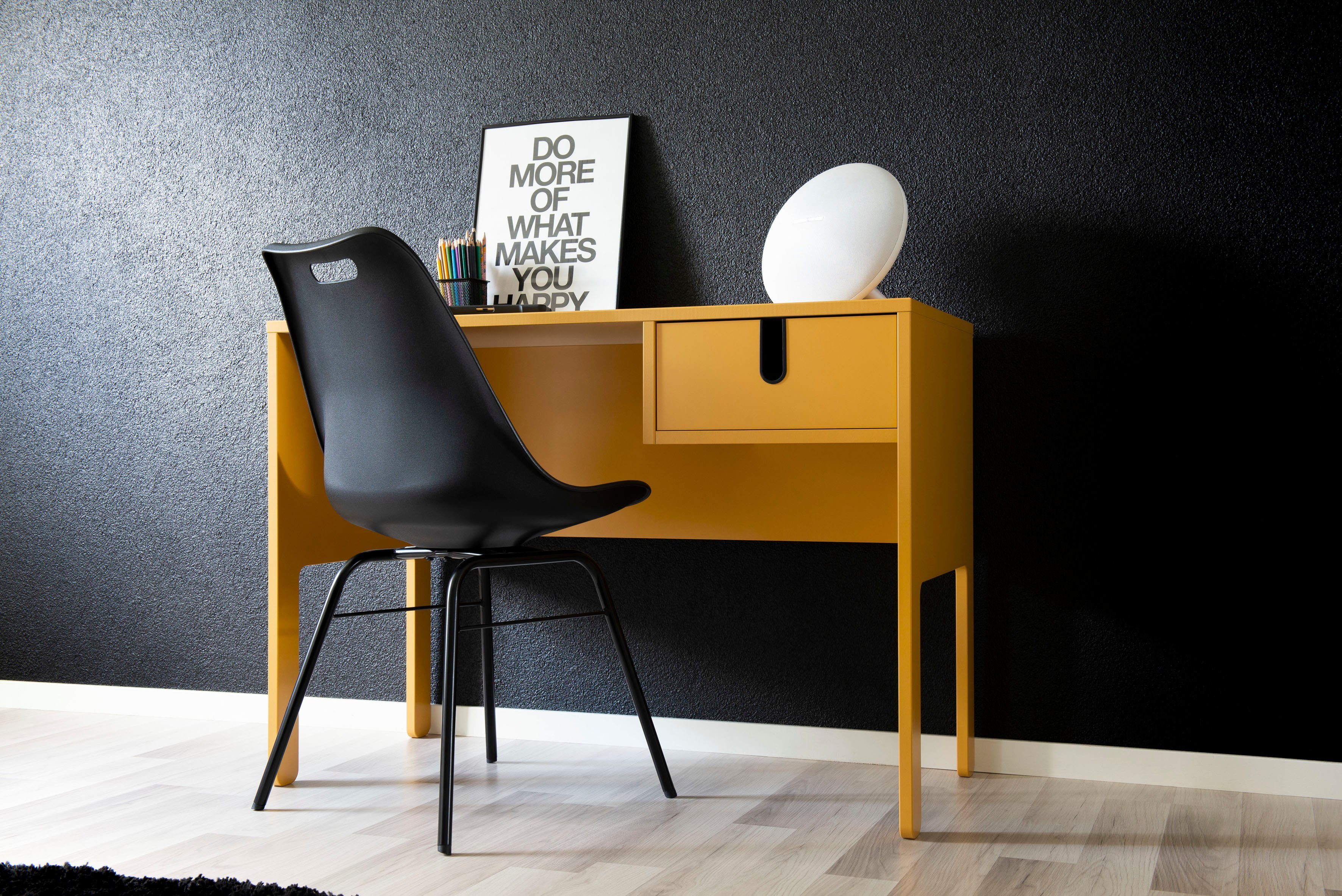 mustard Schublade, von 1 UNO, mit Schreibtisch Olivier By Tenzo Toulouse Tenzo Design