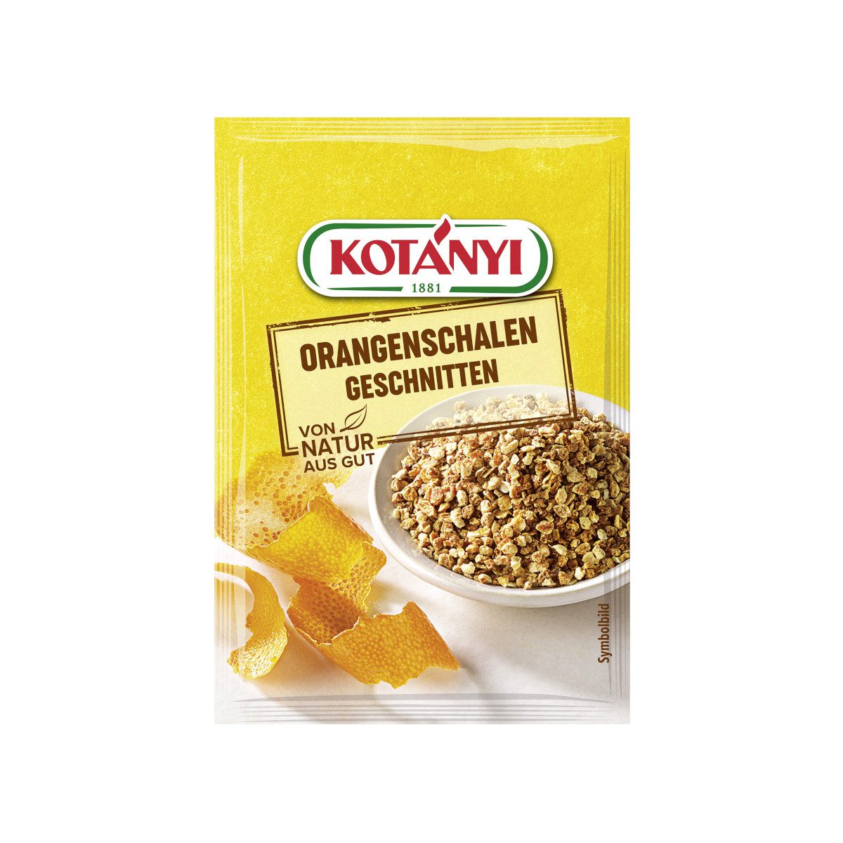 KOTANYI Gewürz, Kotanyi Orangenschalen geschnitten getrocknet 3x6g Packung 18g