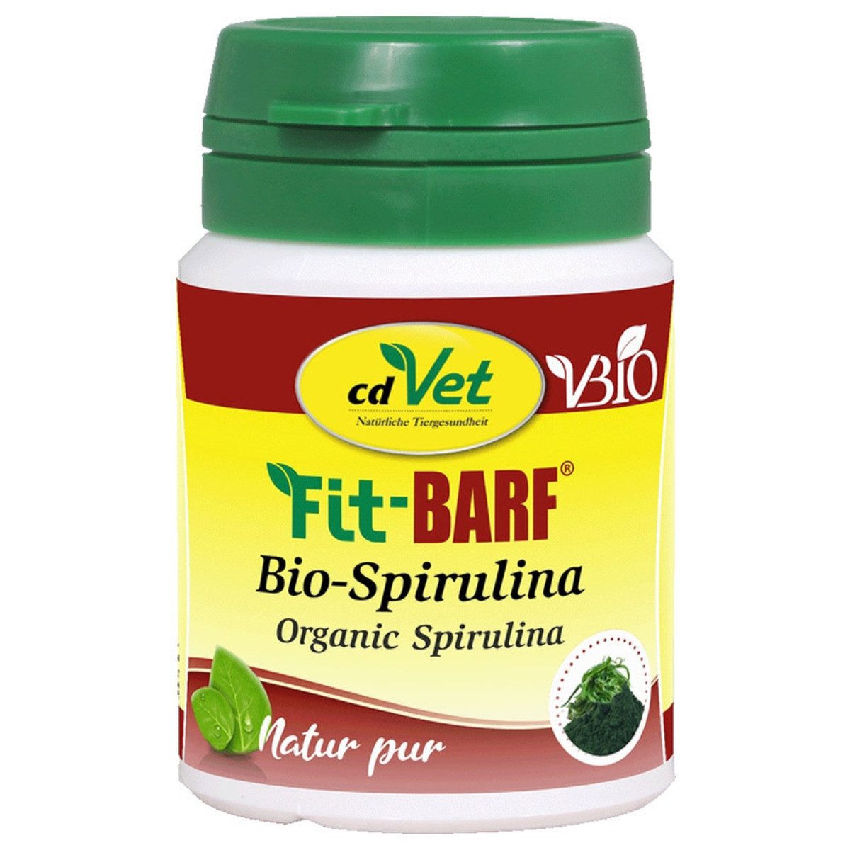 cdVet Fit-BARF Bio-Spirulina 36 g, Nahrungsergänzungsmittel für: Hund