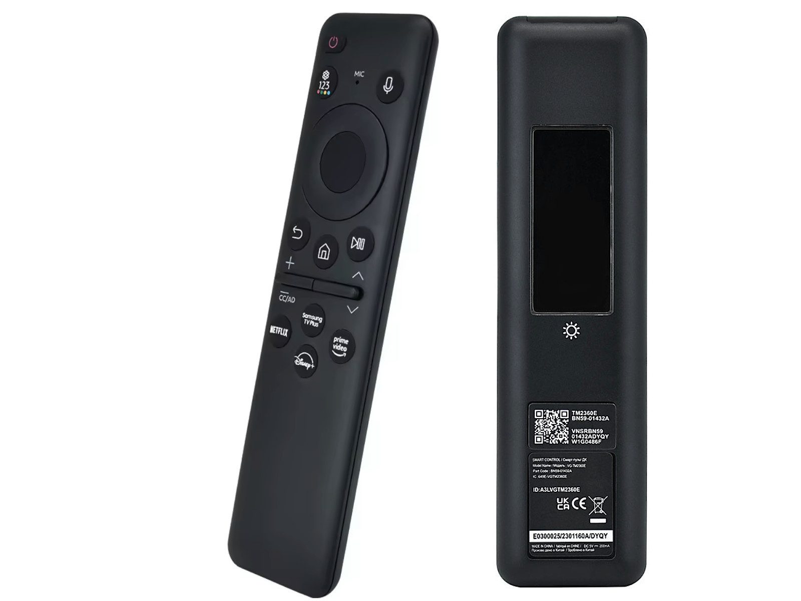 azurano Ersatz für SAMSUNG BN59-01432D Fernbedienung (BN59-01432D, BN59-01432A, TM2360E, SOLAR, USB-C, Solar, USB-C)