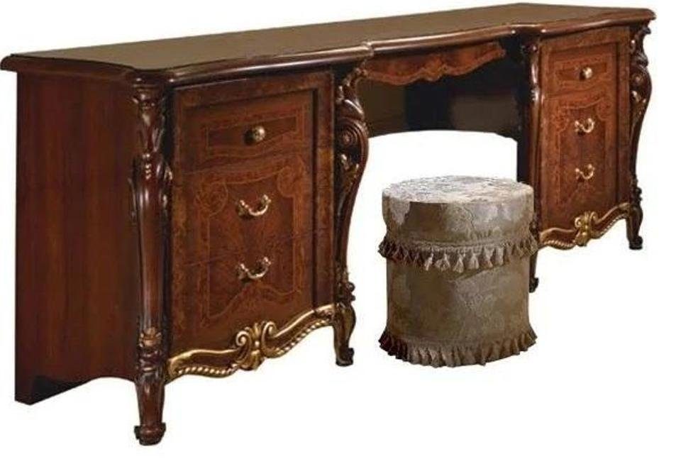 JVmoebel Schminktisch Design Italienische Holz Antik Luxus Tisch Stil Möbel Möbel Barock Neu Sekretar