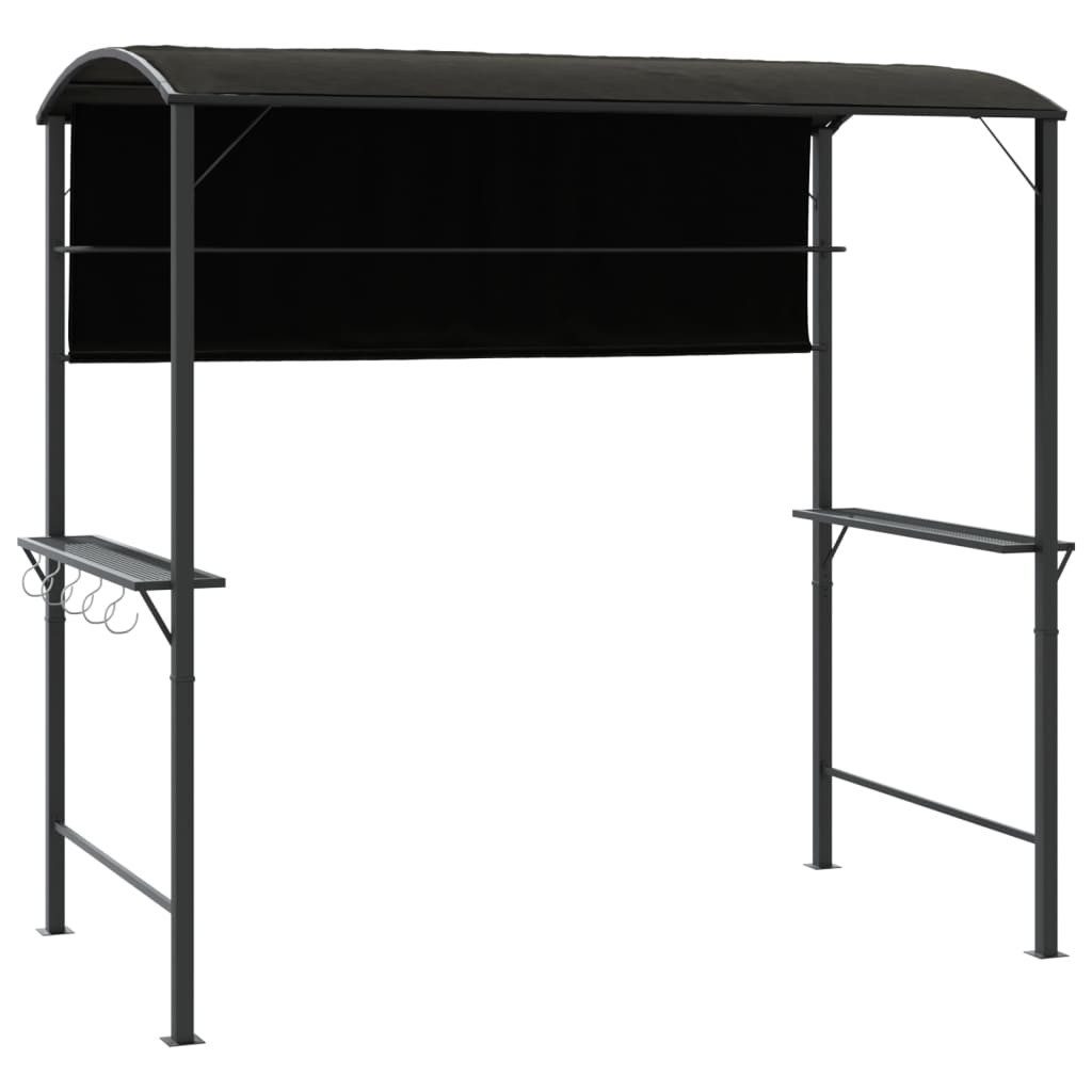 vidaXL Partyzelt Pavillon mit Dach 220x110x200 cm Anthrazit