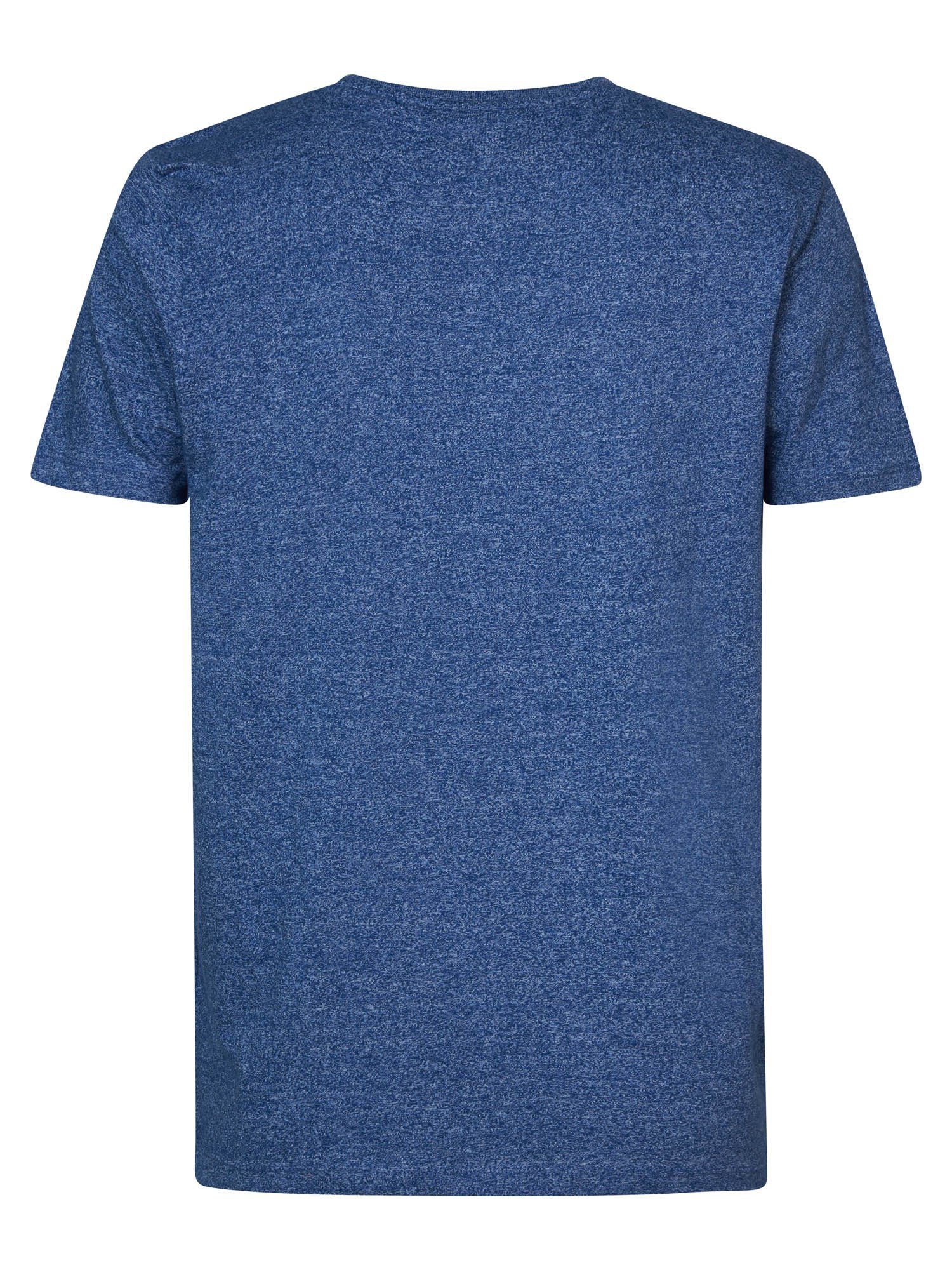Kurzarmshirt Petrol Industries blau T-Shirt T-Shirt