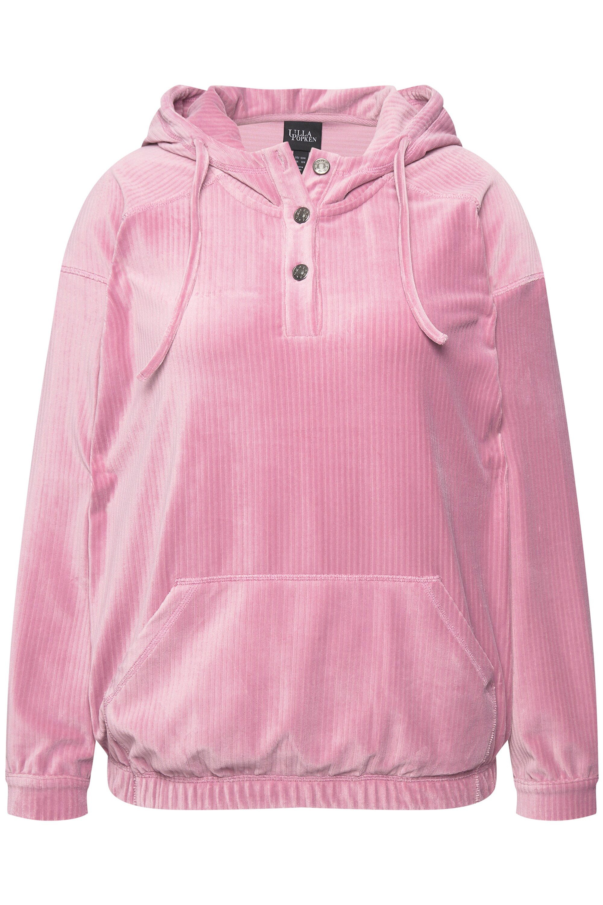 Ulla Popken Sweatshirt Cord-Hoodie Oversized Kapuze günstig online kaufen