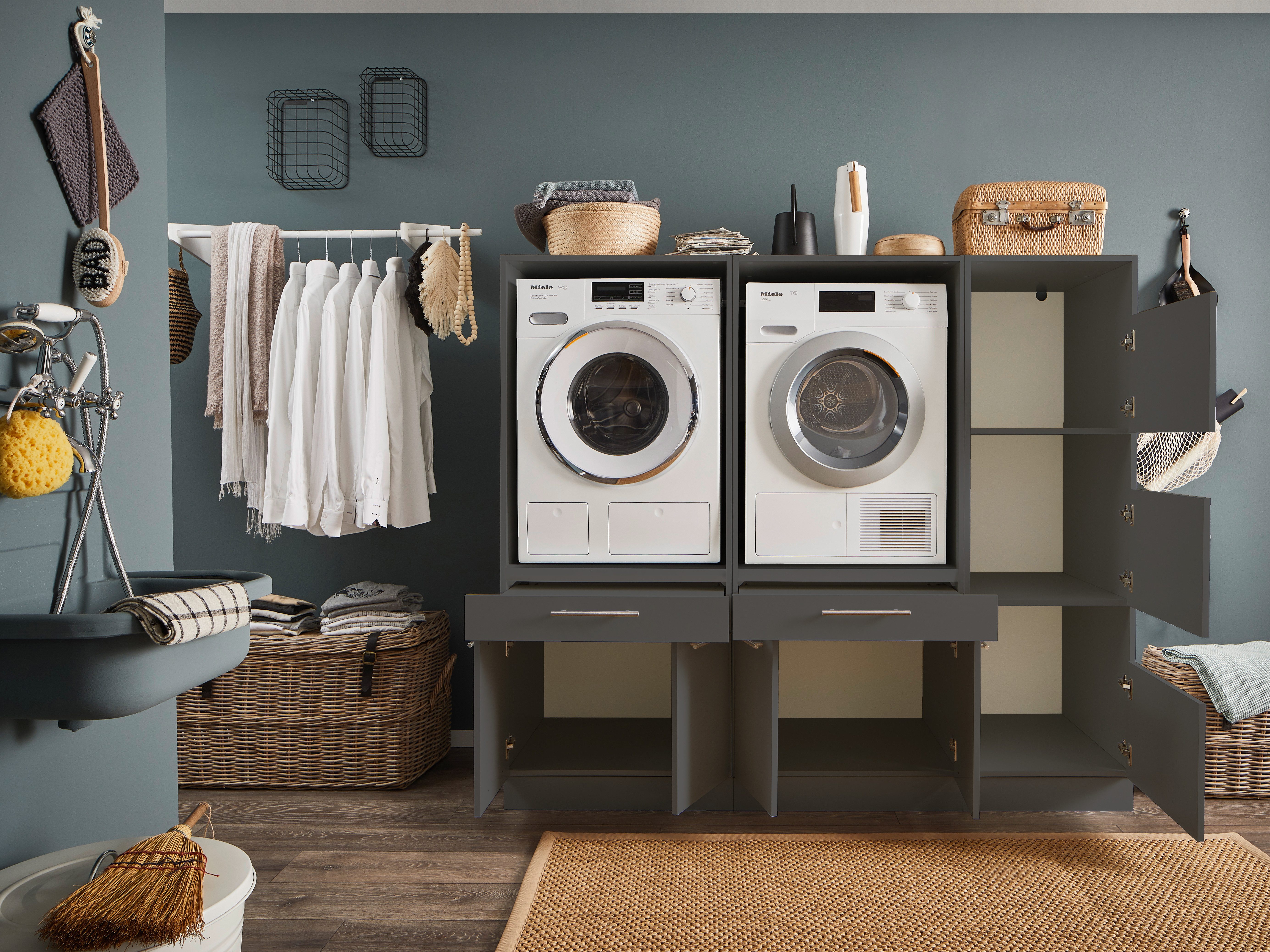 Laundreezy Mehrzweckschrank-Set LAUNDREEZY LDSK10, Breite 185 günstig online kaufen
