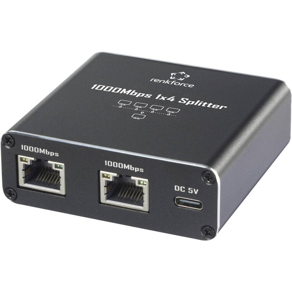 Renkforce RF-6739680 Netzwerk-Switch (USB-Stromversorgung)