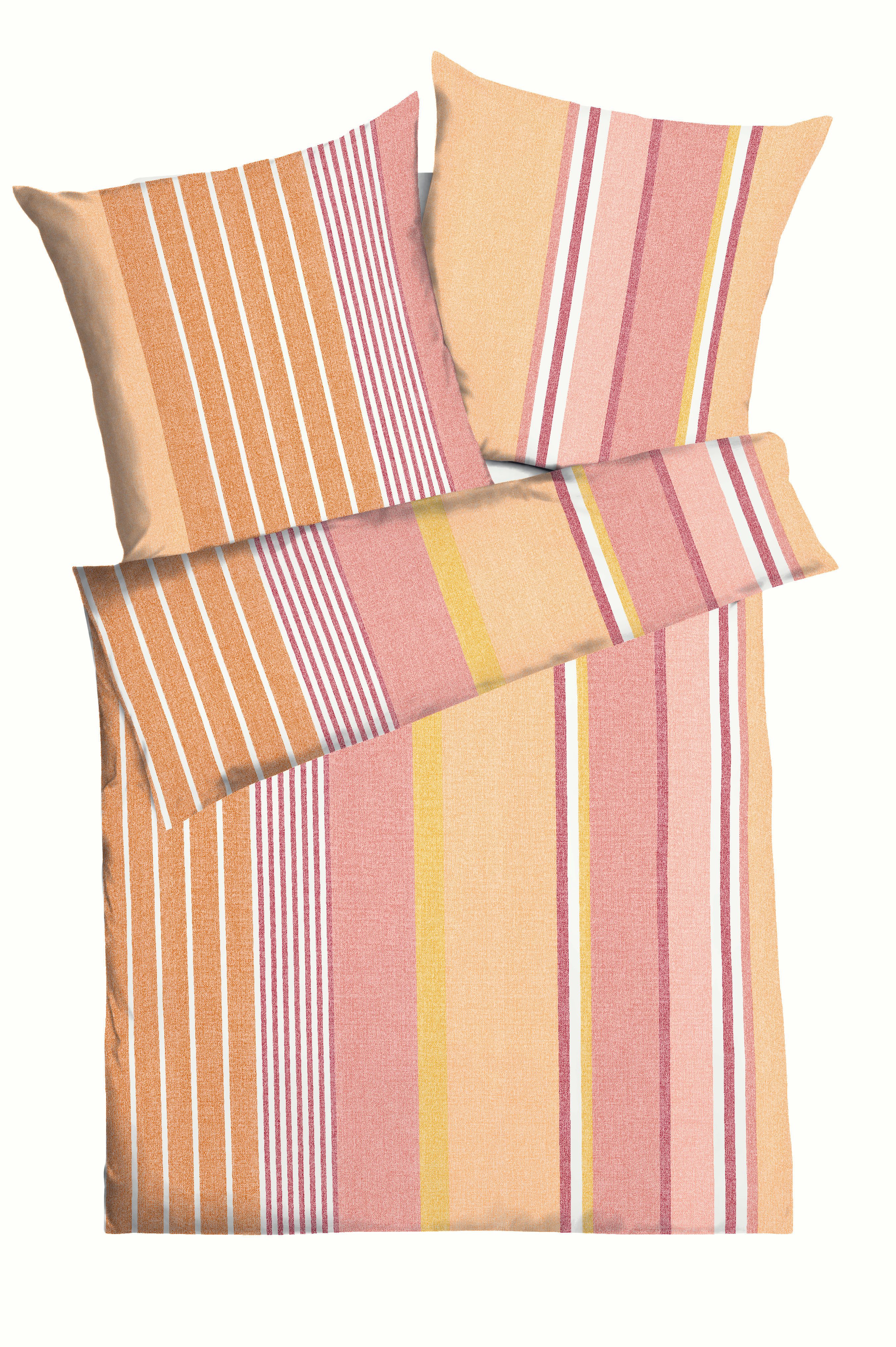 Kaeppel Bettwäsche Dutch Allover, Perkal, 2 teilig, mit Streifen