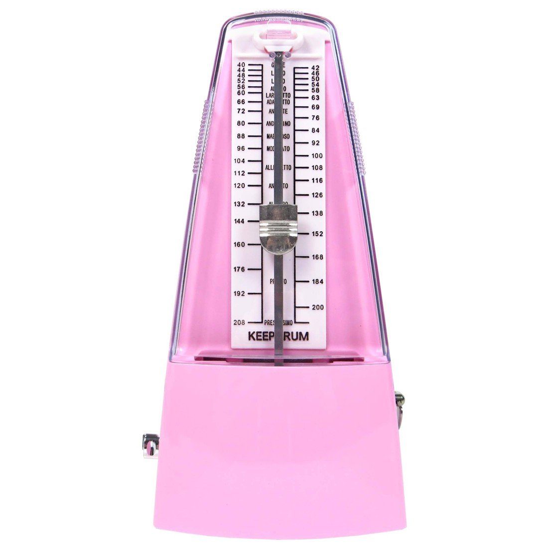 keepdrum Metronom keepdrum Metronom GMPL PK mit Glocke Pink, Mechanisches Metronom