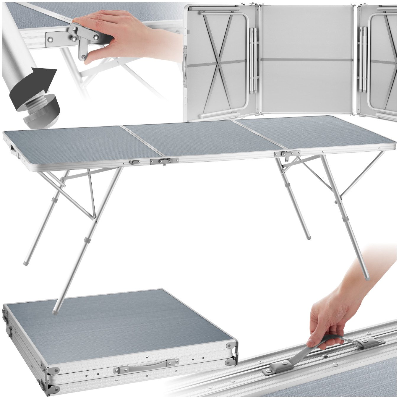 tectake Campingtisch Jumbo (1-St., 1 tlg), günstig online kaufen