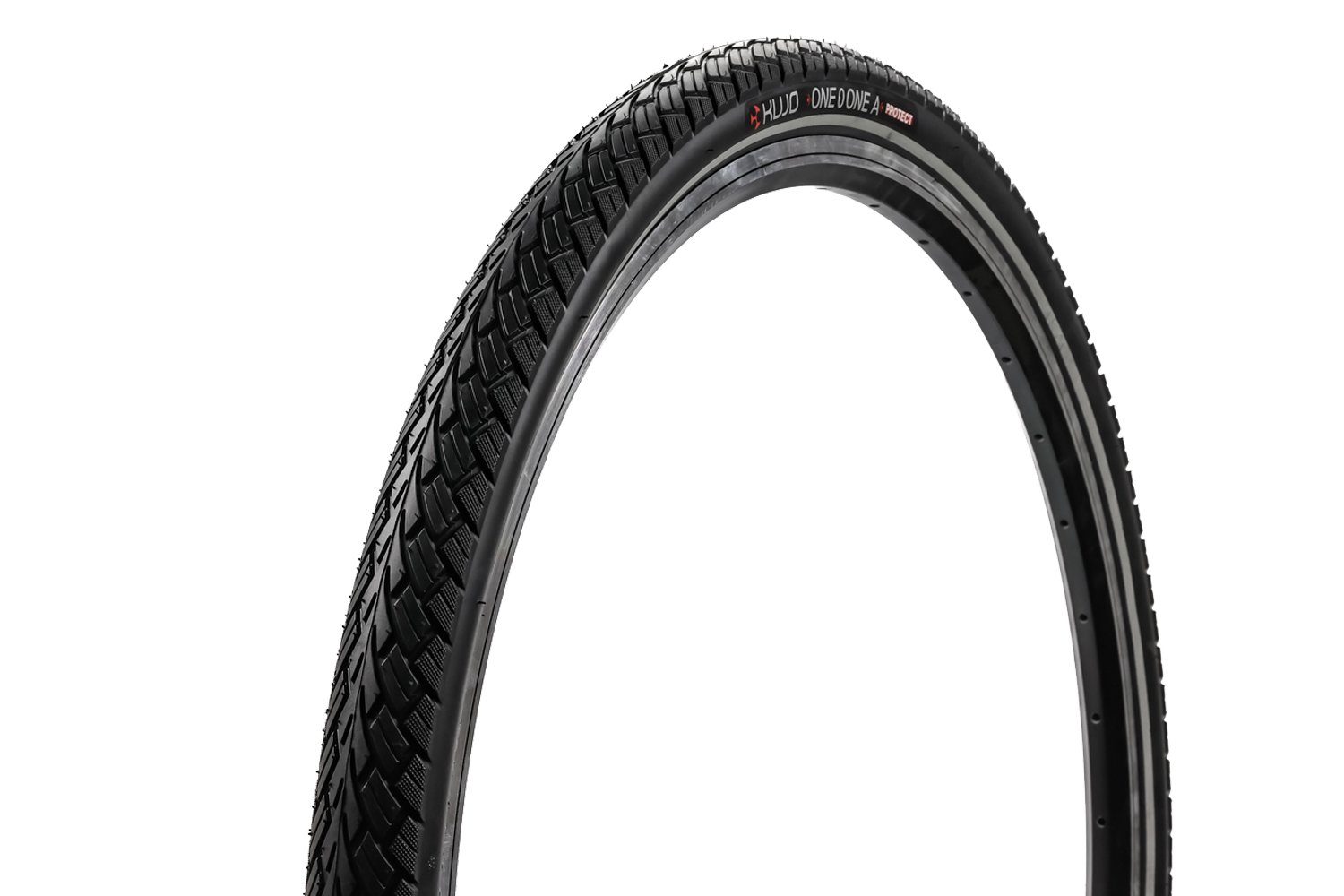 Kujo Fahrradreifen 28 Zoll Fahrrad Reifen 28x1.6 Kujo 42-622 Pannschutz Reflex Streifen