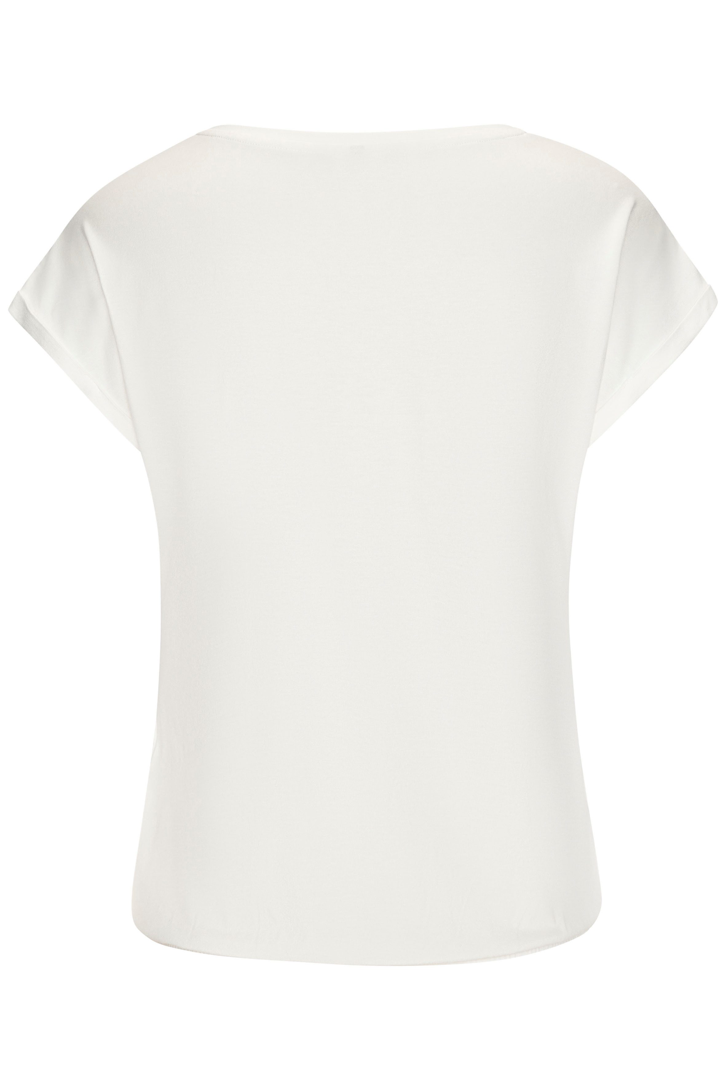 LASCANA Kurzarmshirt mit schimmerndem Blumenprint aus elastischer Viskose-Qualität