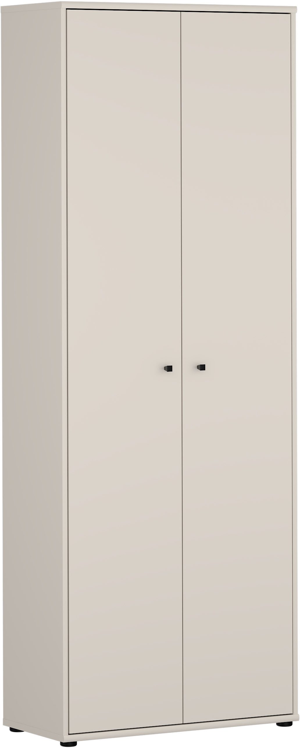 FORTE Schuhschrank Tempra, Mehrzweckschrank, 2 Türen, Einlegeböden, Höhe 197,5 cm B/H/T 73,7/197,5/34,8 cm
