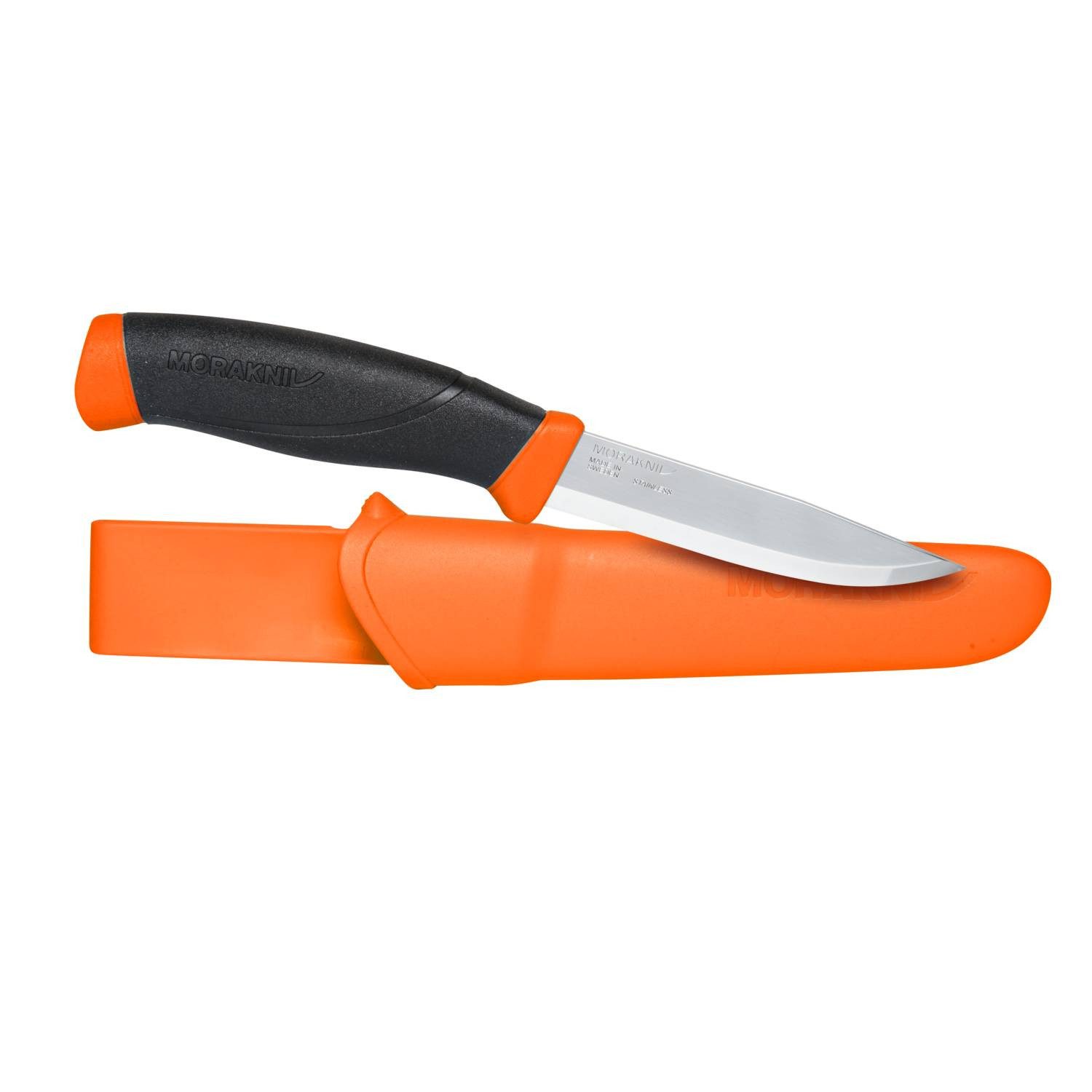 Universalmesser Morakniv® Companion F Orange feststehendes Messer mit Scheide