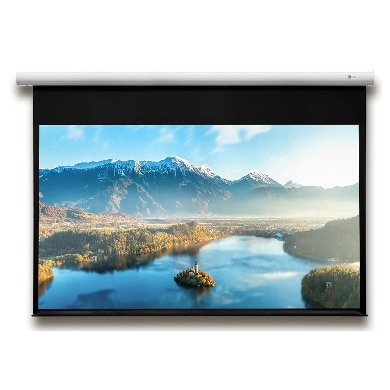 Deluxx Advanced - Elegance Mattweiss Polaro Motorleinwand (149 x 266cm, 16:9, Gain 1)