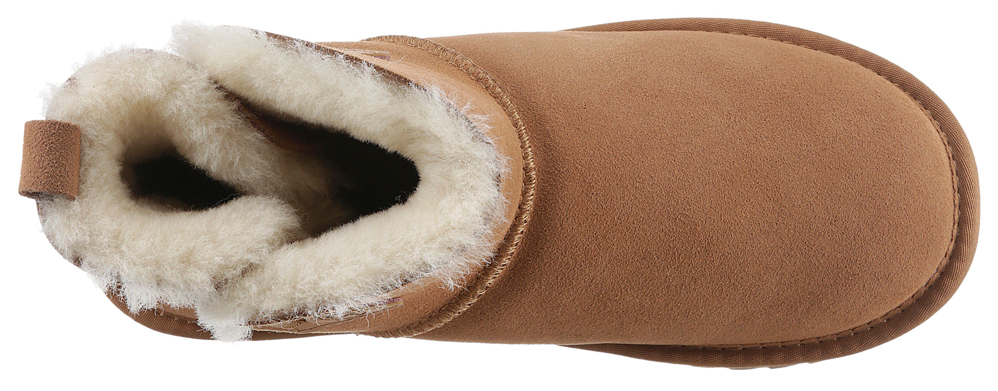 mit ALASKA cognac Ara Gummiband, H-Weite Winterboots