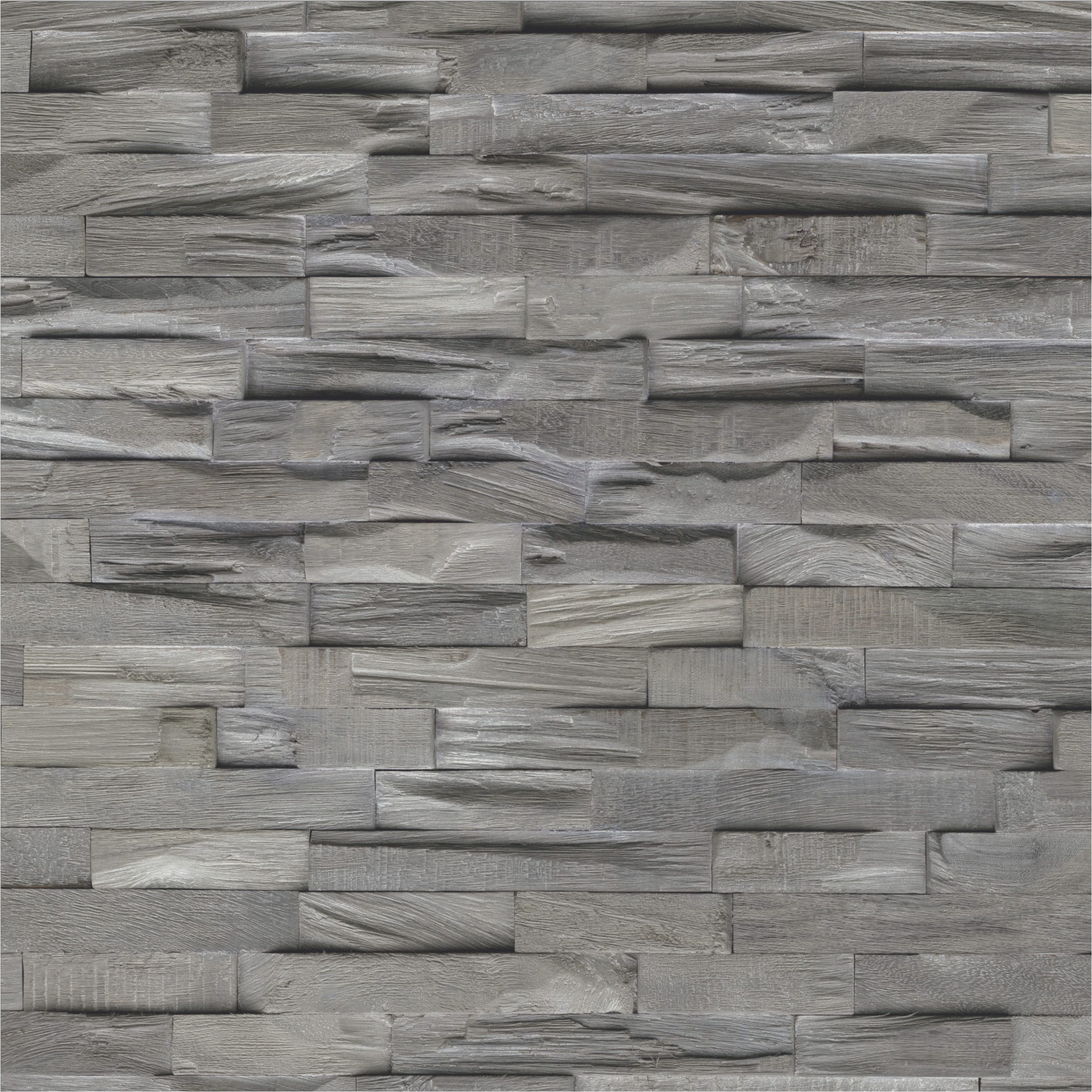 INDO 3D Wandpaneel Echtholz Beachwood, BxL: 15x61 cm, 0,10 qm, (Packung mit 11 Paneele / 1 m², Versandkostenfreie Lieferung) schallreduzierende Wandverkleidung mit 3D-Effekt