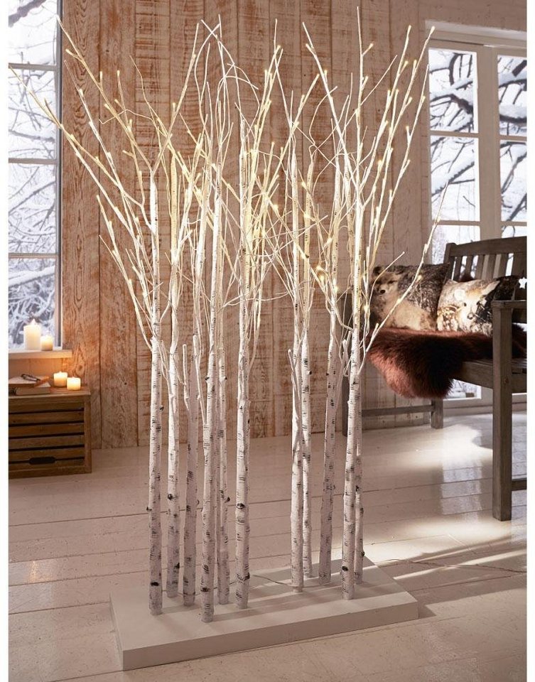 Schneider LED Baum Birkenwald, LED fest integriert, Warmweiß, Weihnachtsdeko