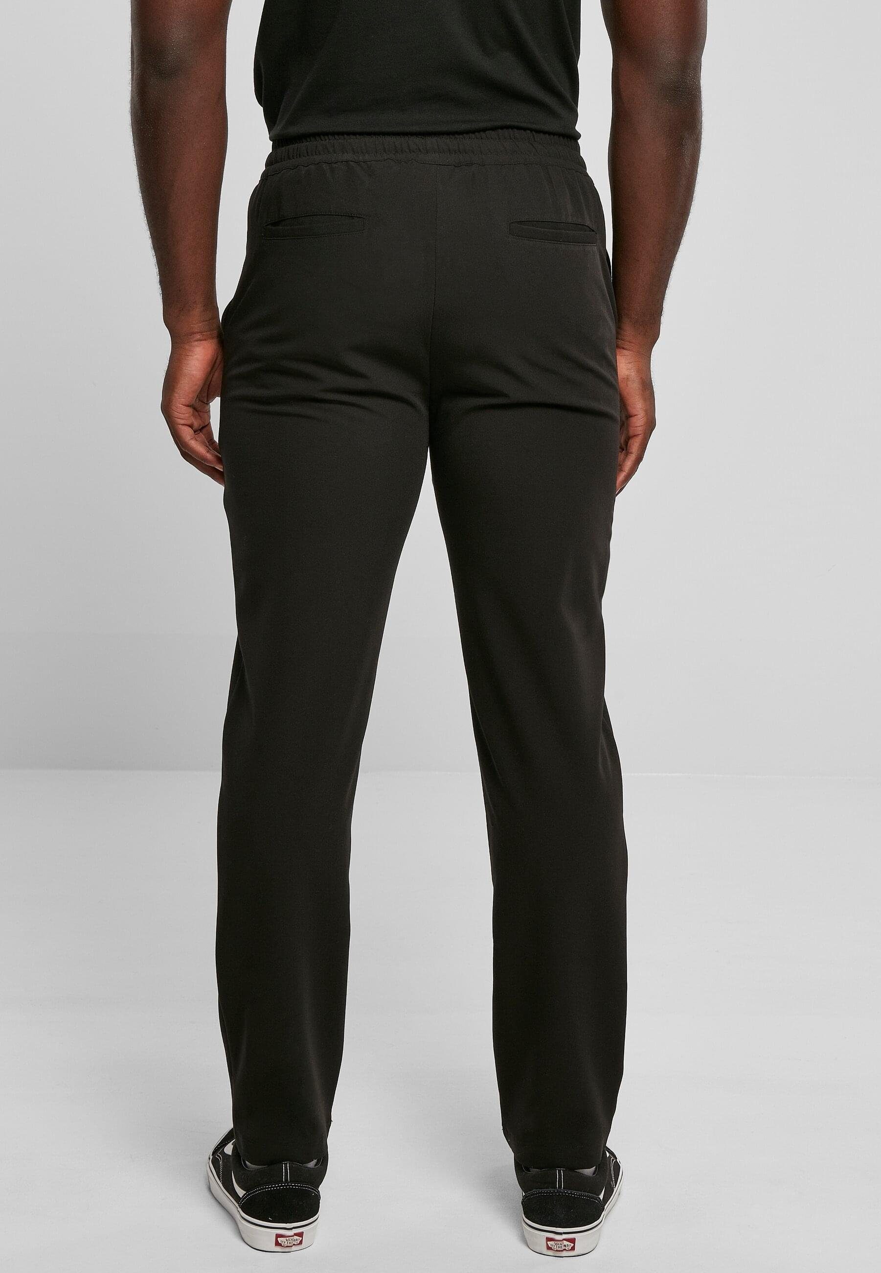 Jogger (1-tlg) black Jerseyhose CLASSICS Tapered Pants URBAN Herren