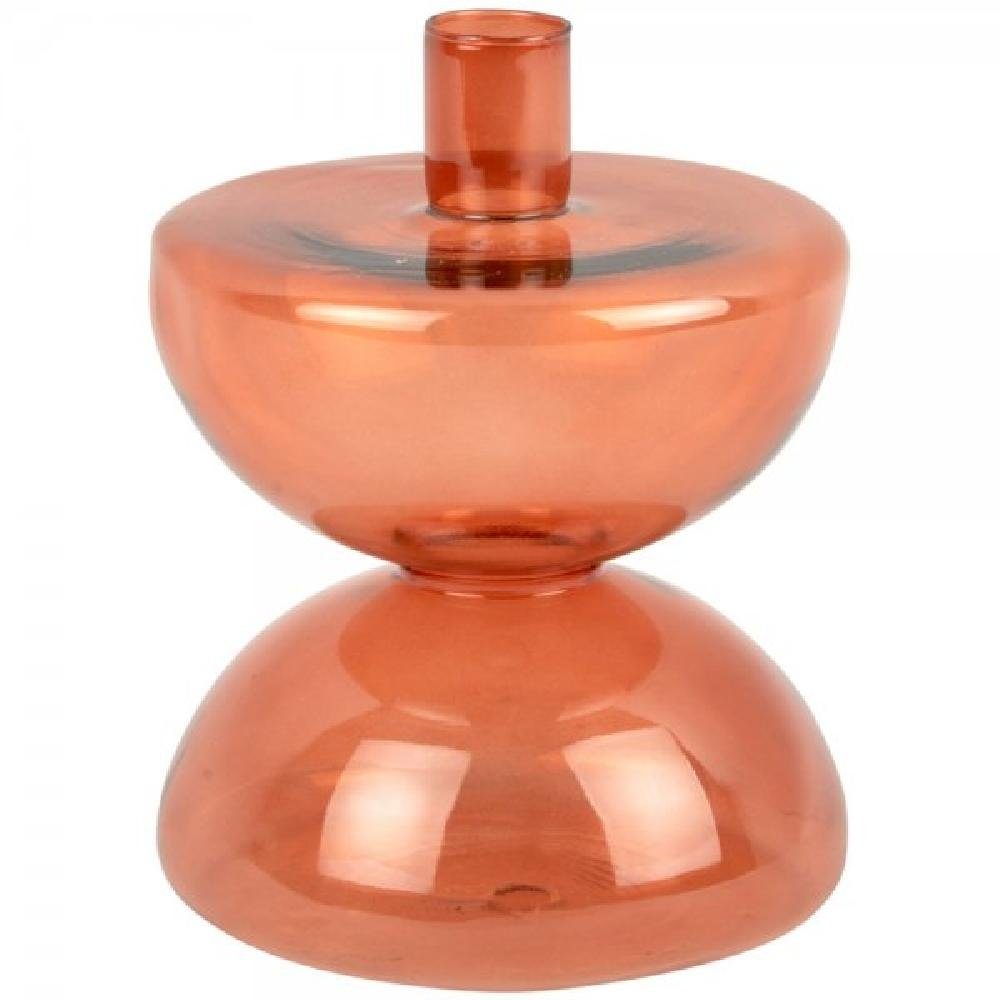 Present Time Kerzenhalter Kerzenhalter Diabolo Glass Burned Orange (Groß)