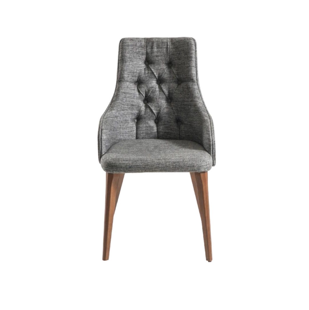 Xlmoebel Polsterstuhl Luxuriöse Textil-Stühle in edlem Design für stilvolle Esszimmer (1 St), Hergestellt in Europa