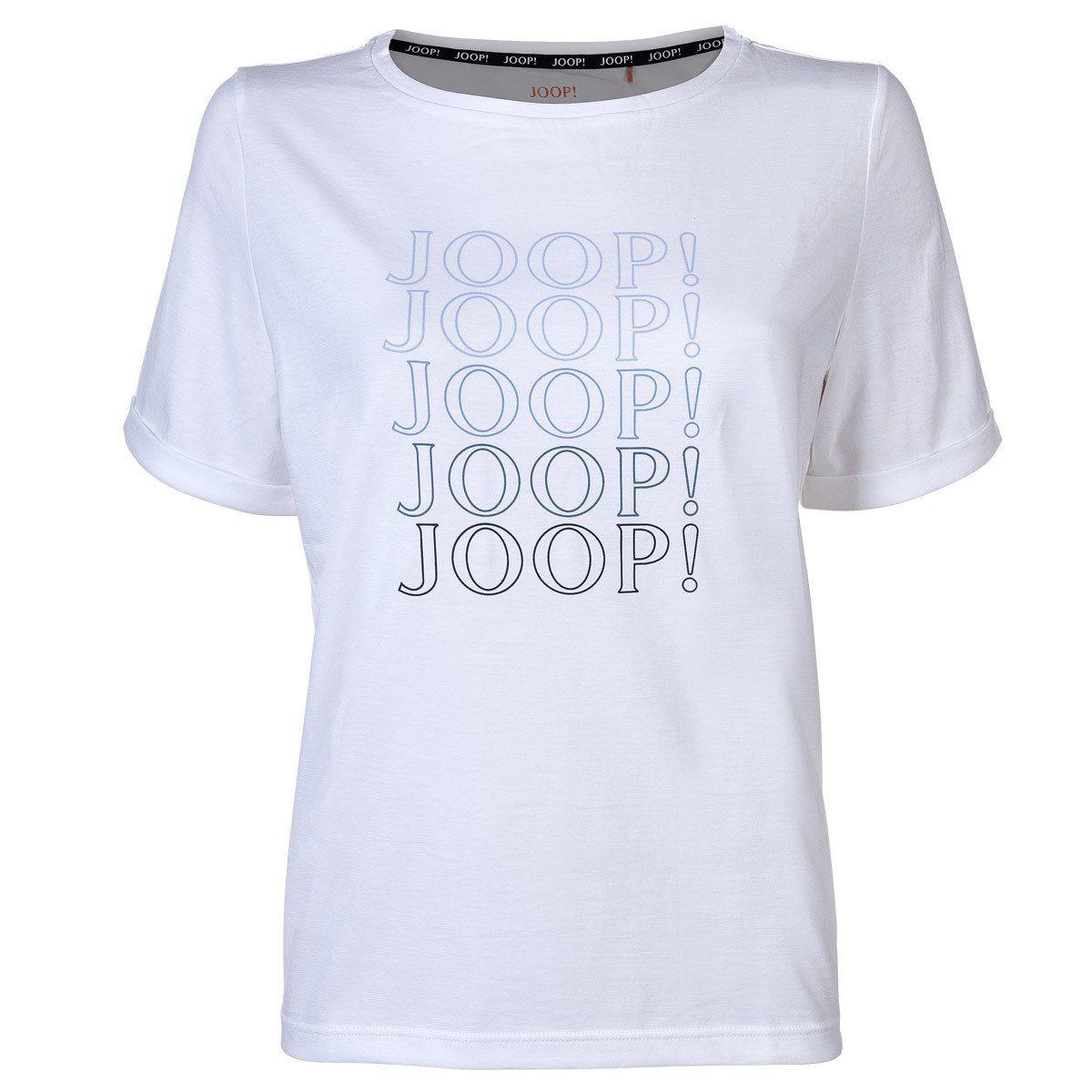 Joop! T-Shirt Damen T-Shirt - Loungewear Easy Leisure, Kurzarm Weiß