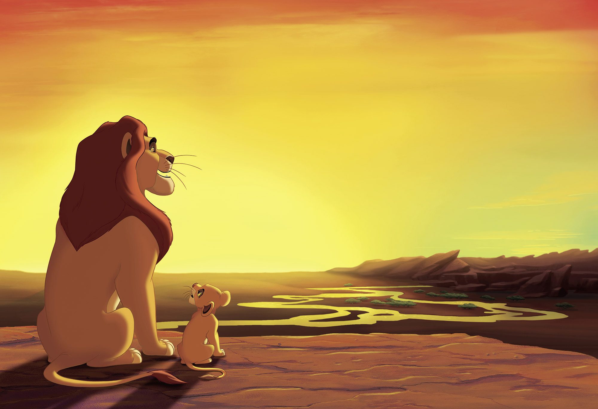 Komar Leinwandbild Disney The Lion King Your Kingdom, Disney (Set, 1 St), 90 x 60 cm (Breite x Höhe) - Kinderzimmer, Dekoration