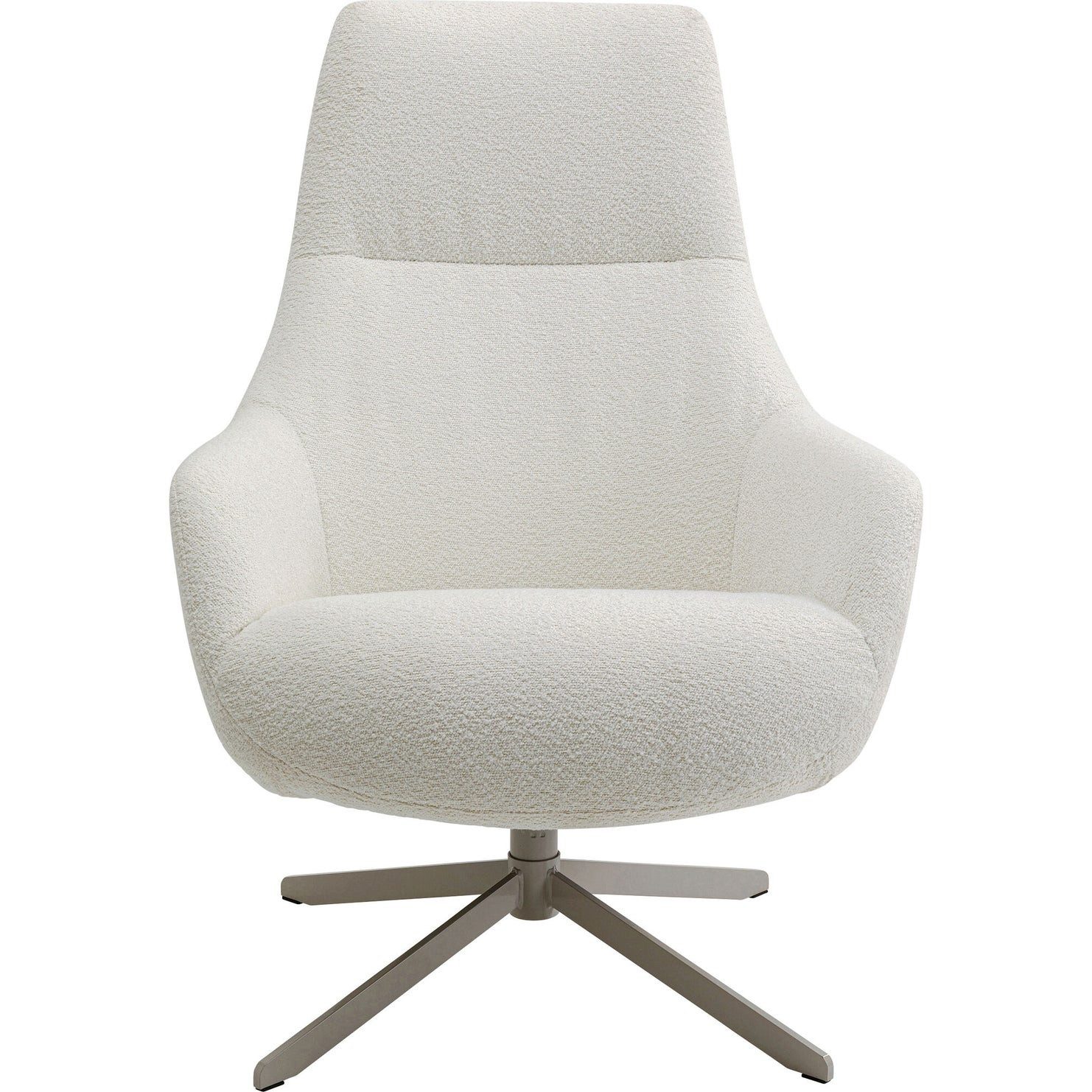 Kare Design Drehsessel Mimi, Bouclé-Bezug, 360 ° drehbar
