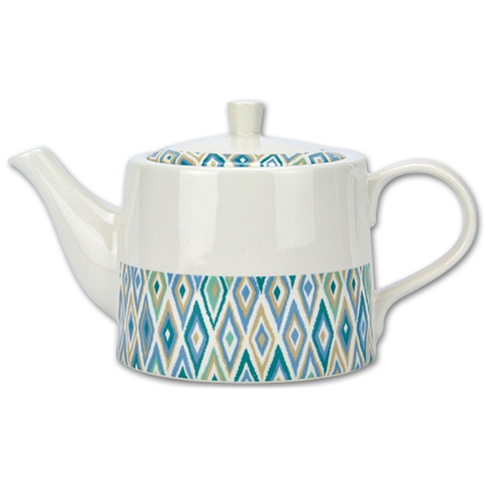Jameson + Tailor Teekanne Teekanne Rauten türkis Retro Collection, 1.1 l, (1-St), Kaffeekanne. € 22,39
