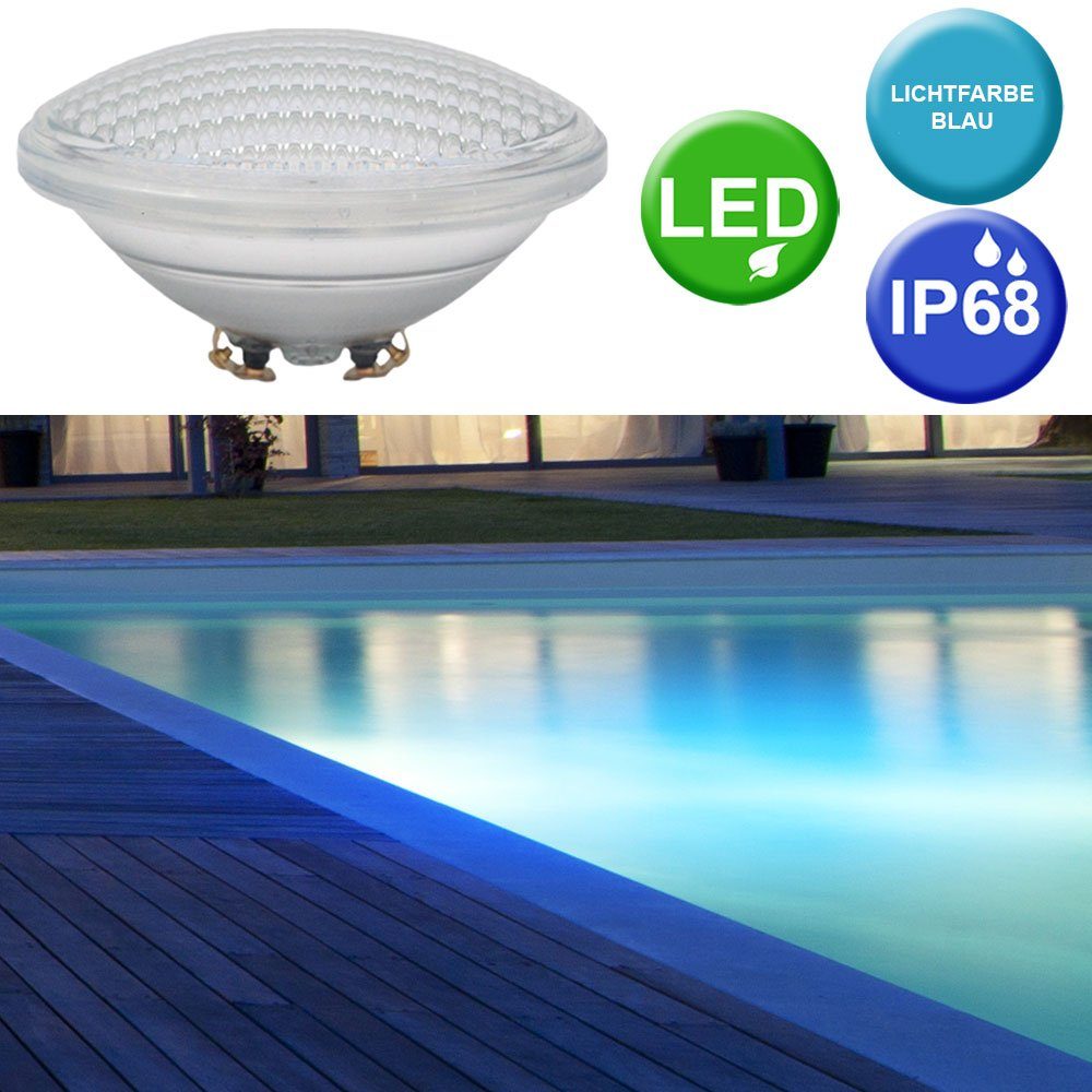 Schwimm Pool LED-Leuchtmittel, 4x Leuchtmittel Scheinwerfer etc-shop Becken LED SMD Lichter Bad