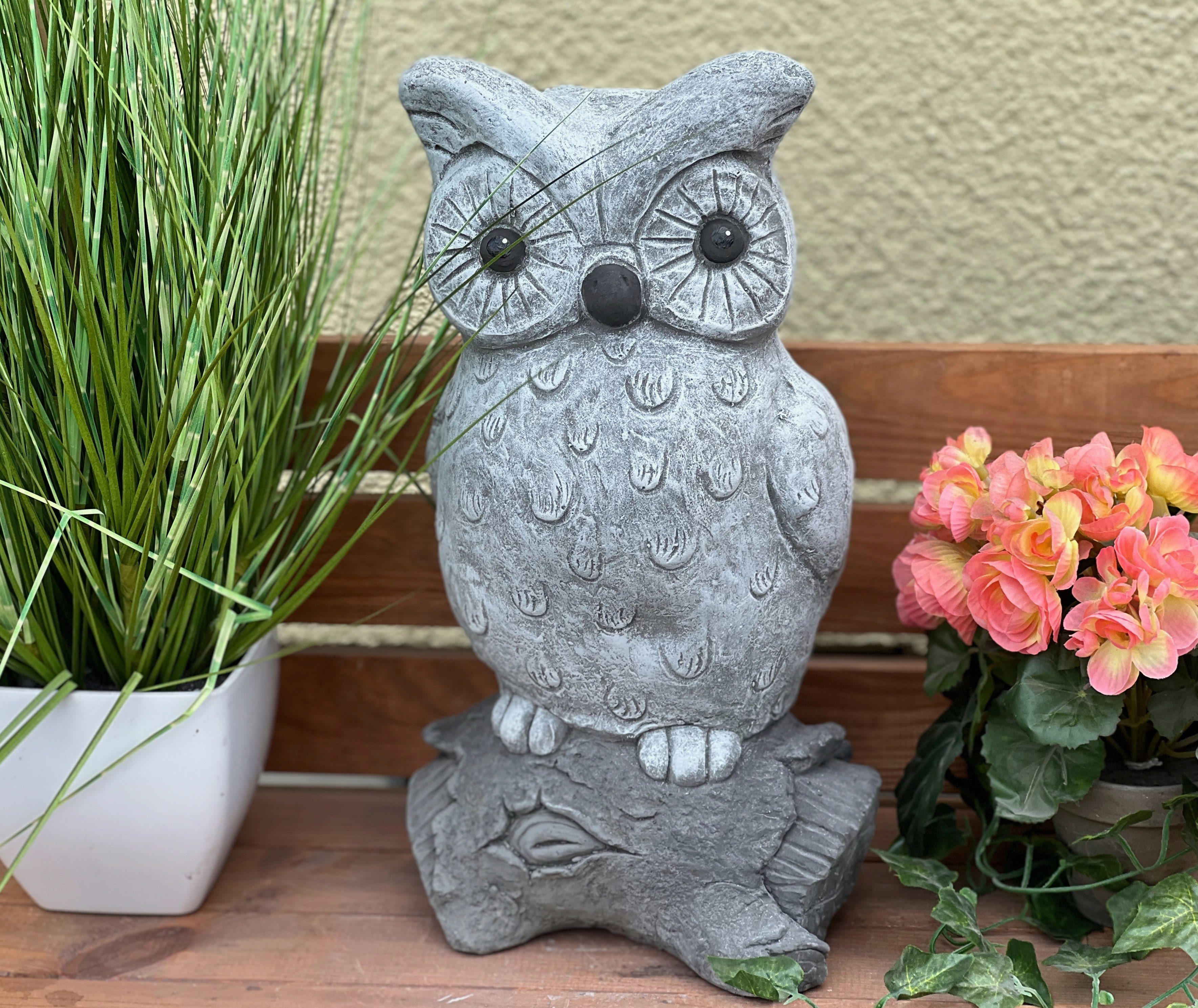 Stone and Style Gartenfigur Steinfigur Eule günstig online kaufen
