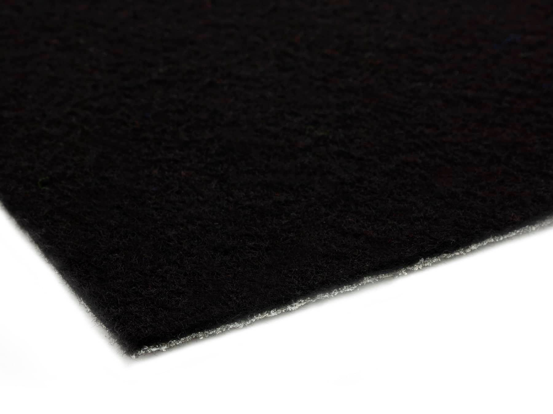 Läufer cm, 100 in mm, Textil, robuster PODIUM, Breite Höhe: Eventteppich Nadelfilz, 2,6 schwarz rechteckig, Uni-Farben Primaflor-Ideen