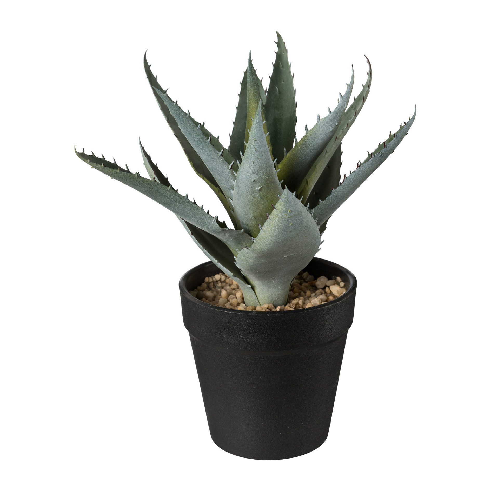 Künstliche Zimmerpflanze Deko-Pflanze im Topf 20cm ALOE