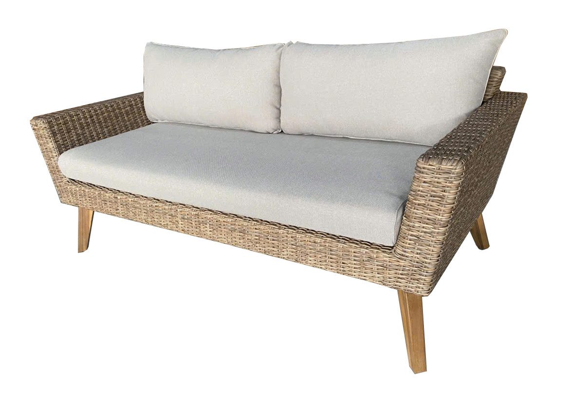 EUROFAR Gartenlounge-Set Andalucia Premium Garten Lounge Set 4-tlg. mit bequemen Kissen