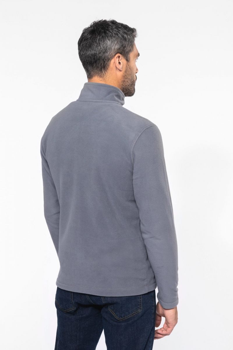 Kariban Fleecejacke Unisex Mikrofleece-Jacke durchgehender Reißverschluss – Bild 3 von 5