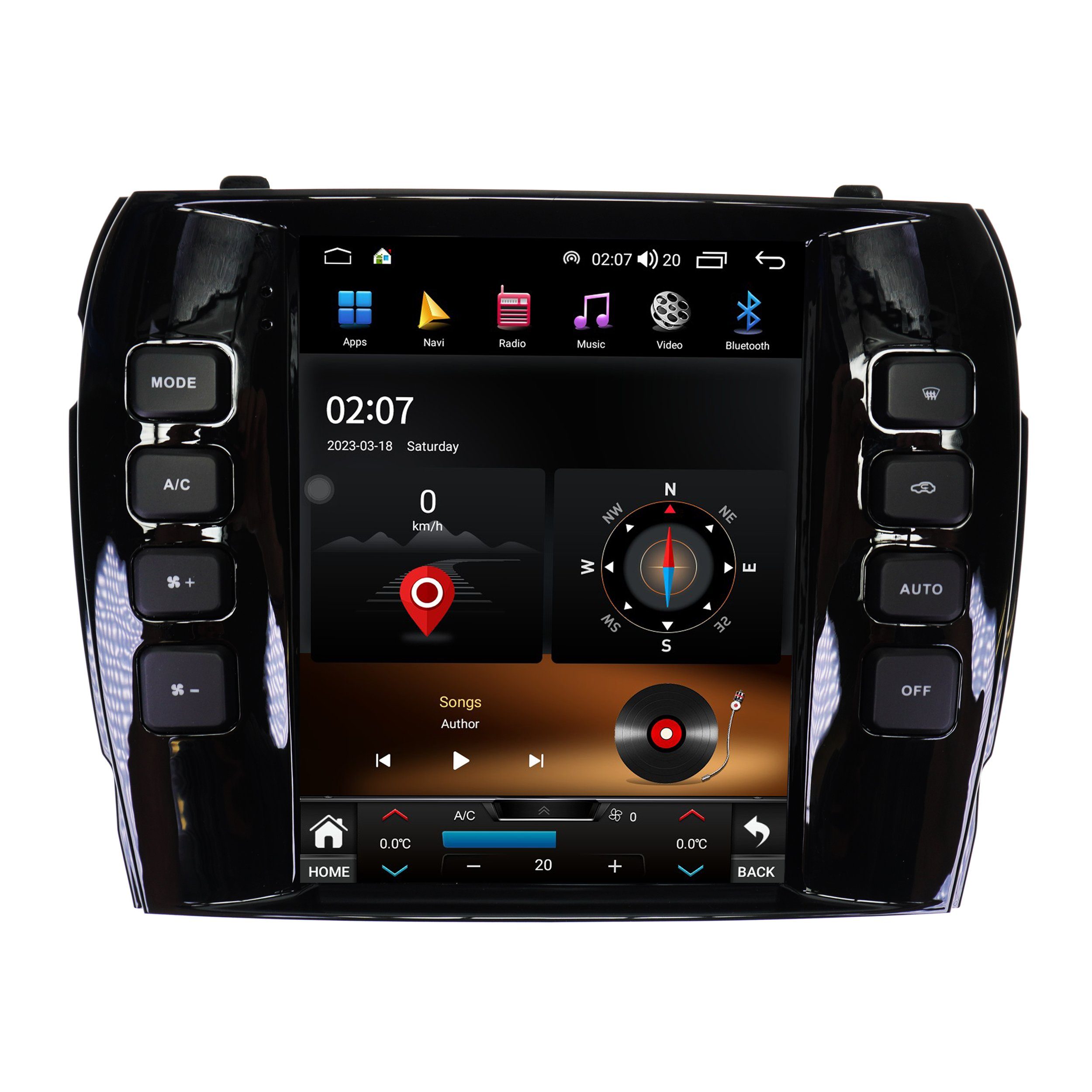 TAFFIO Für Jaguar XJ 04-08 9.7  Touchscreen Android Autoradio GPS CarPlay  Einbau-Navigationsgerät