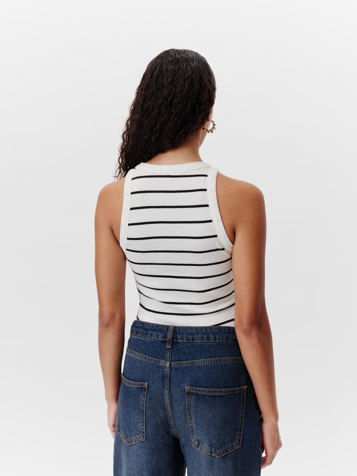 LeGer Tanktop Blanca, LeGer by Lena Gercke mit Rippstruktur, slim fit