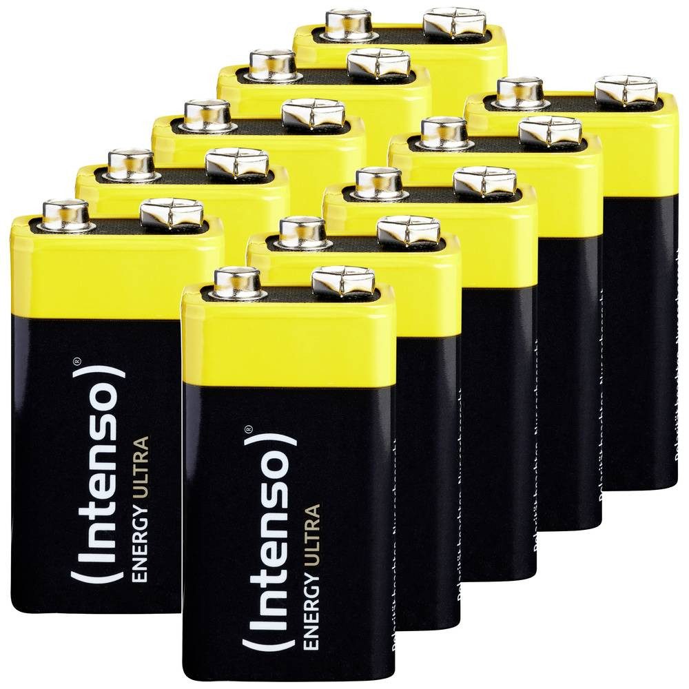 Intenso 9V 6LR61 E-Block 10er Pack 7501451MP Batterie